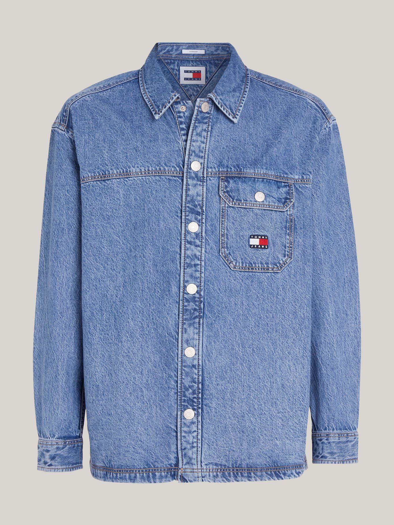 Sobrecamisa Essential Denim Azul Tommy Jeans-4