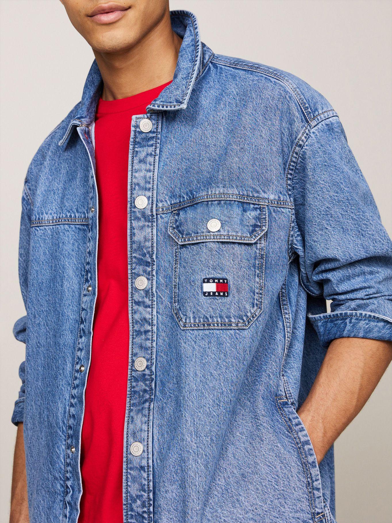 Sobrecamisa Essential Denim Azul Tommy Jeans-5