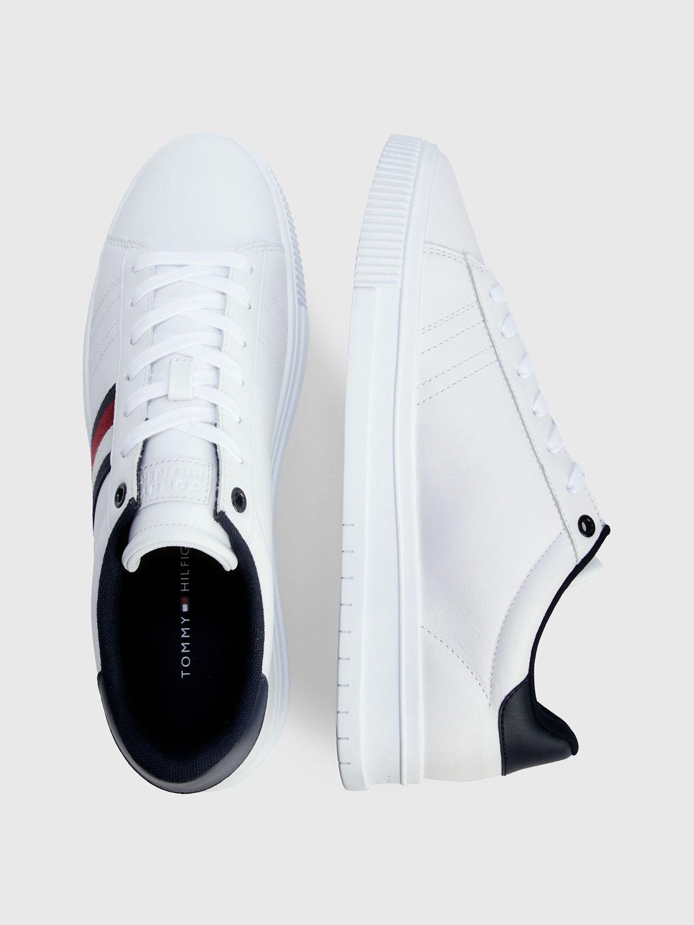 Zapatillas Supercup De Cuero Blanco Tommy Hilfiger-3