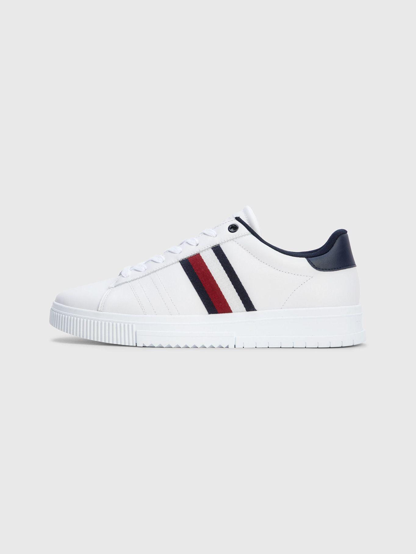 Zapatillas Supercup De Cuero Blanco Tommy Hilfiger-4
