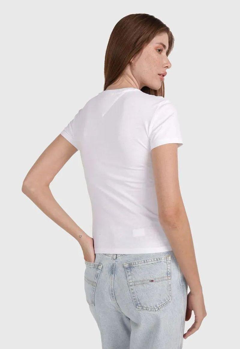 POLERA SLIM FIT LOGO LINEAR BLANCO TOMMY JEANS-2