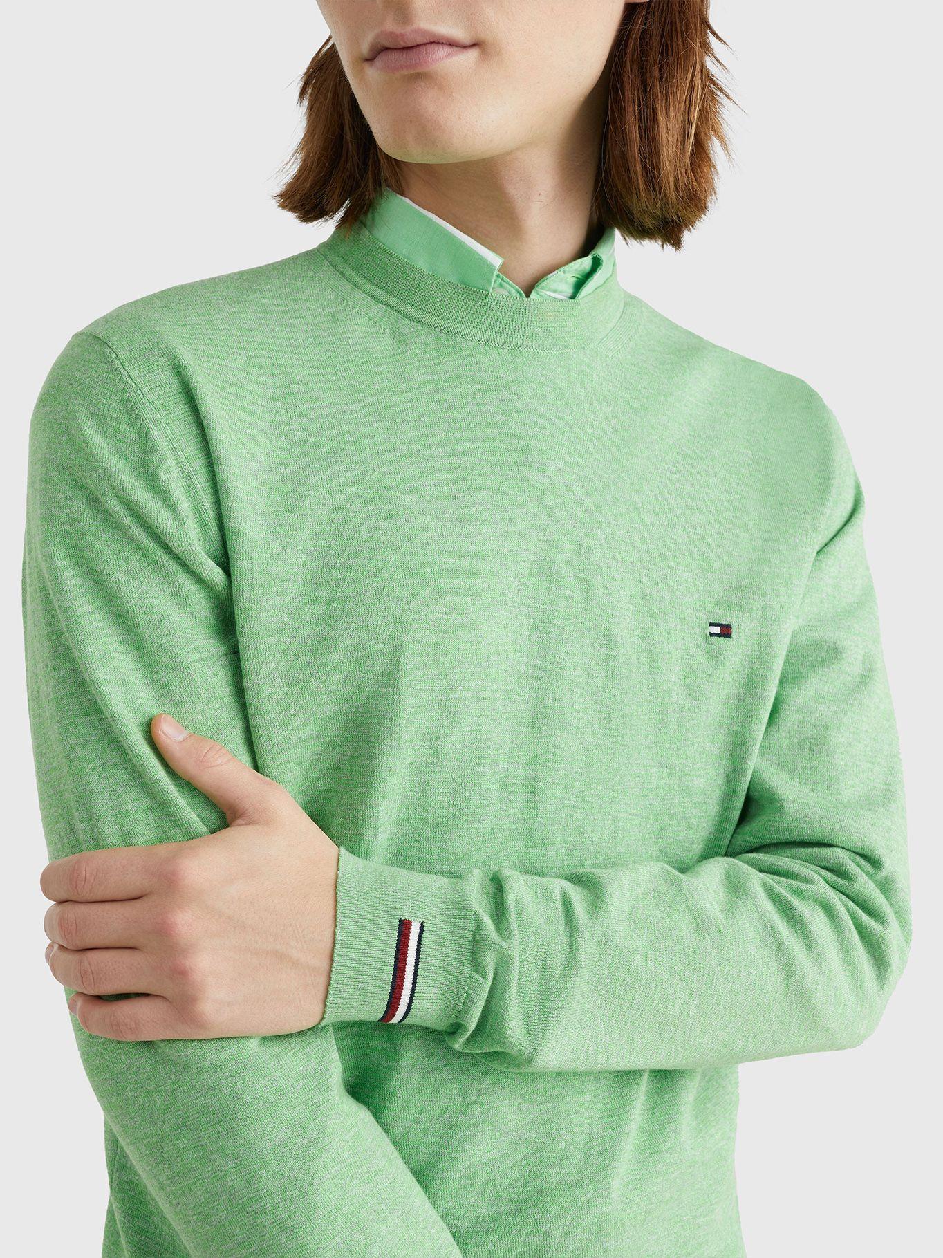 Sweater Mouline Striped  Verde Tommy Hilfiger-5