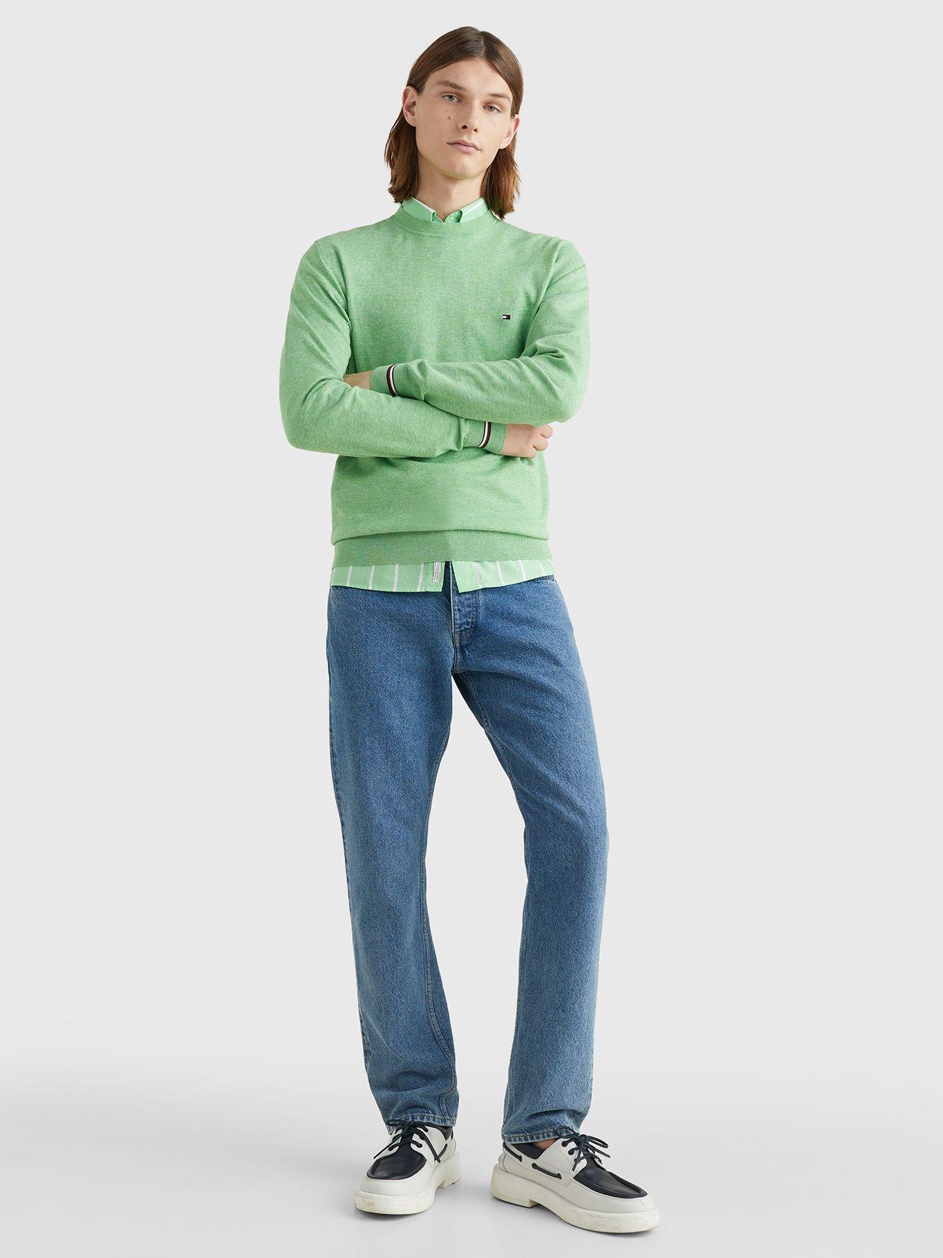 Sweater Mouline Striped  Verde Tommy Hilfiger-1