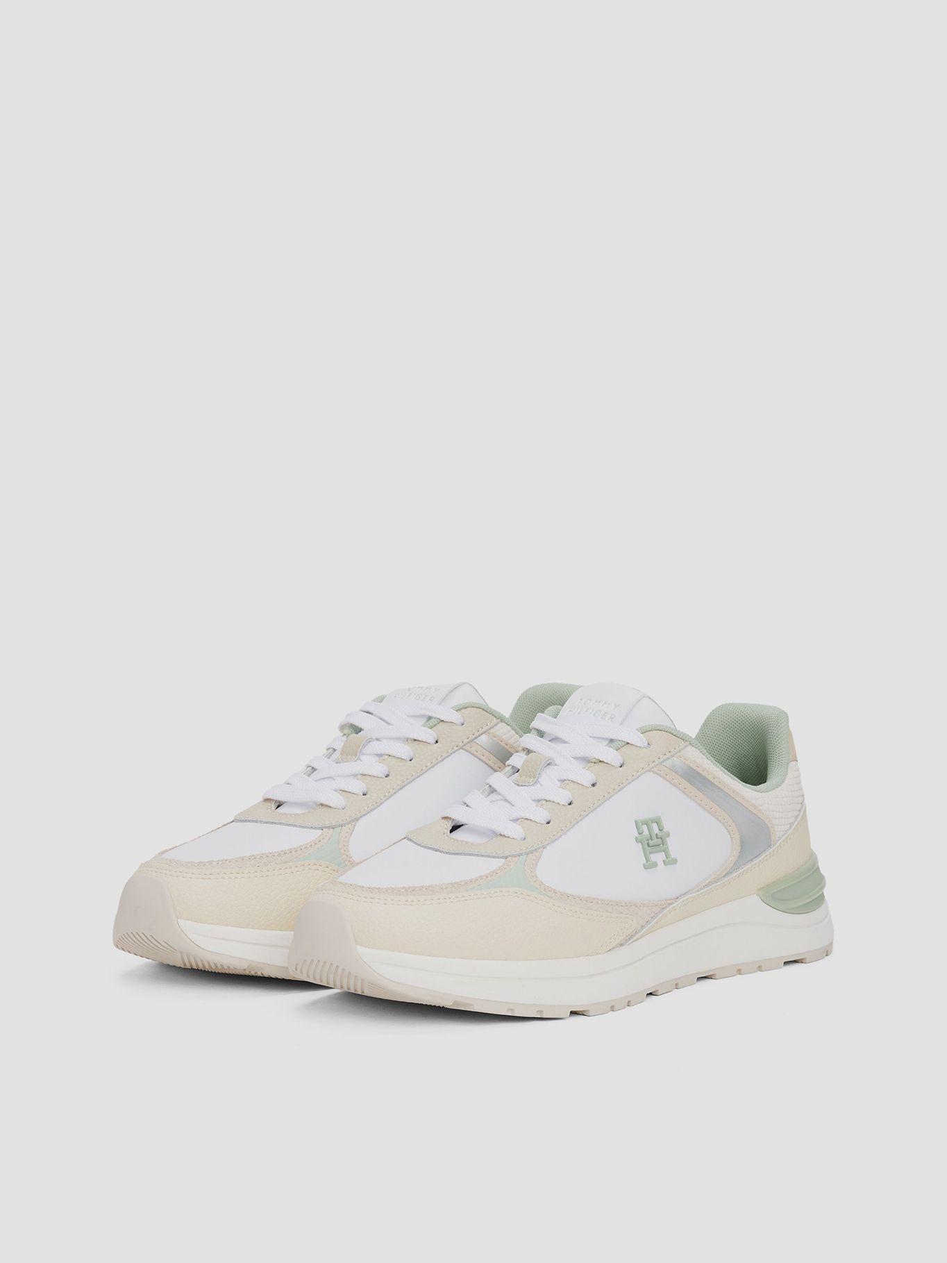 Zapatillas De Texturas Mixtas Beige Tommy Hilfiger-0
