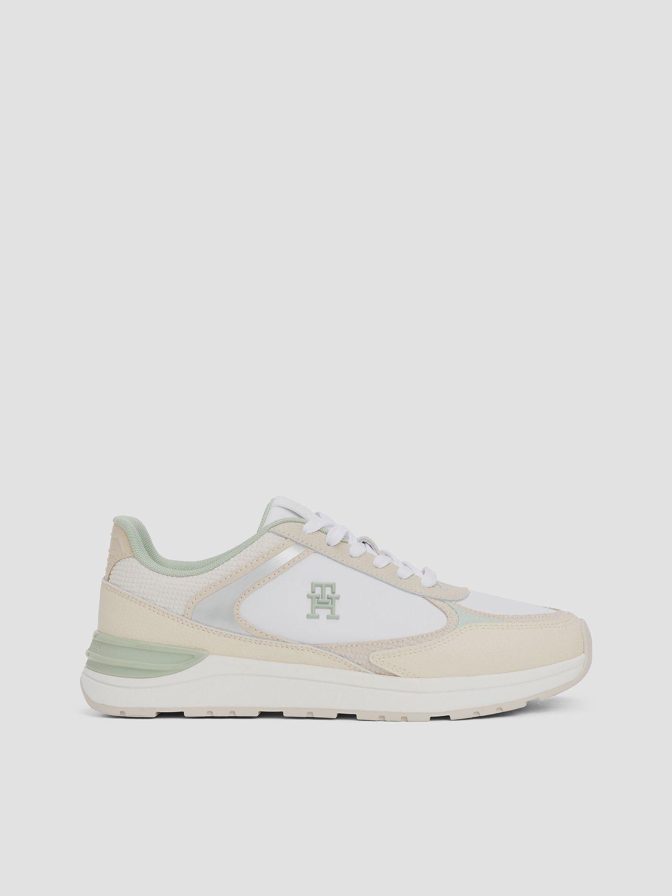Zapatillas De Texturas Mixtas Beige Tommy Hilfiger-4