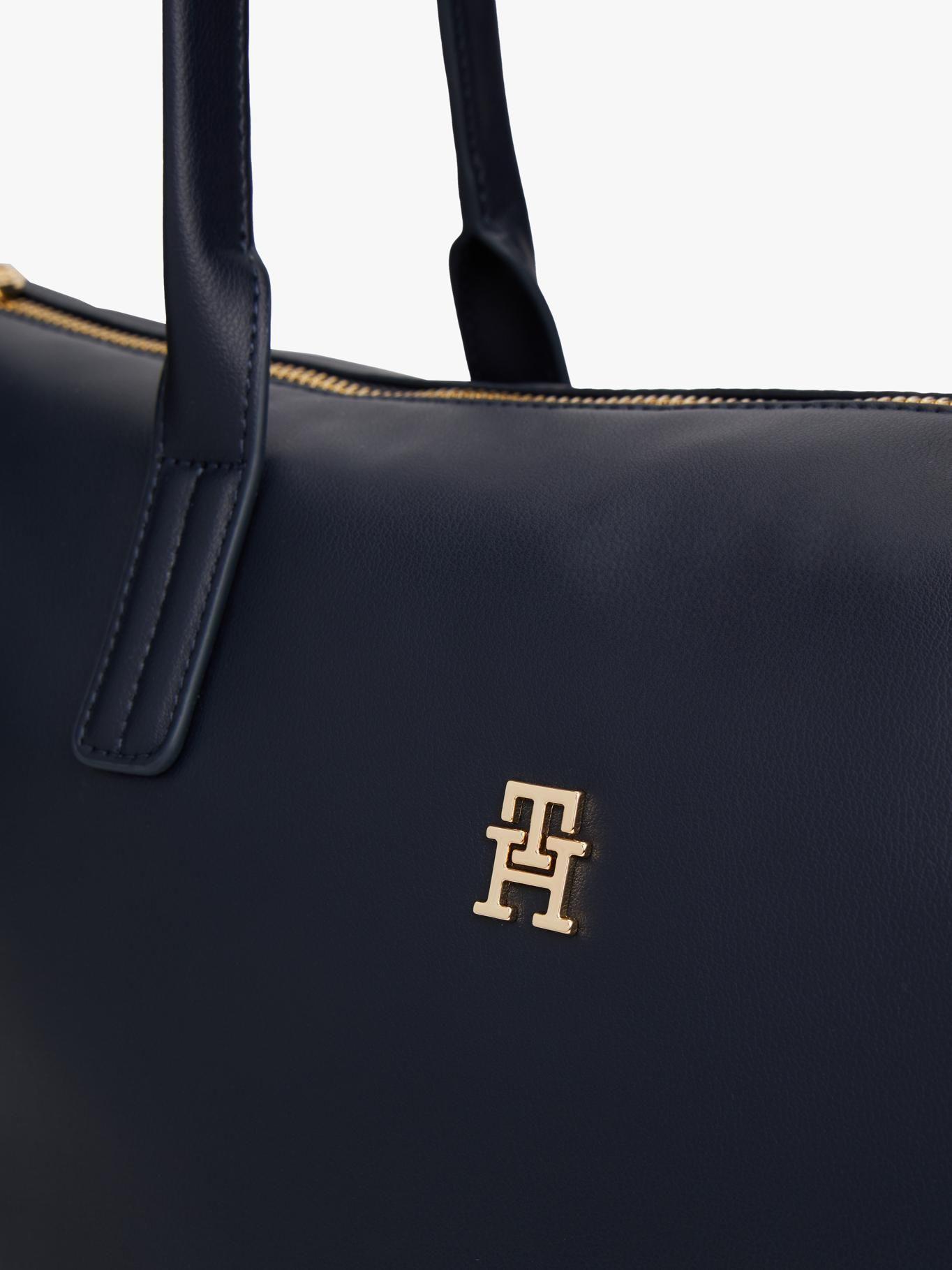 Tote Popette Soft Monogram Azul Tommy Hilfiger-4