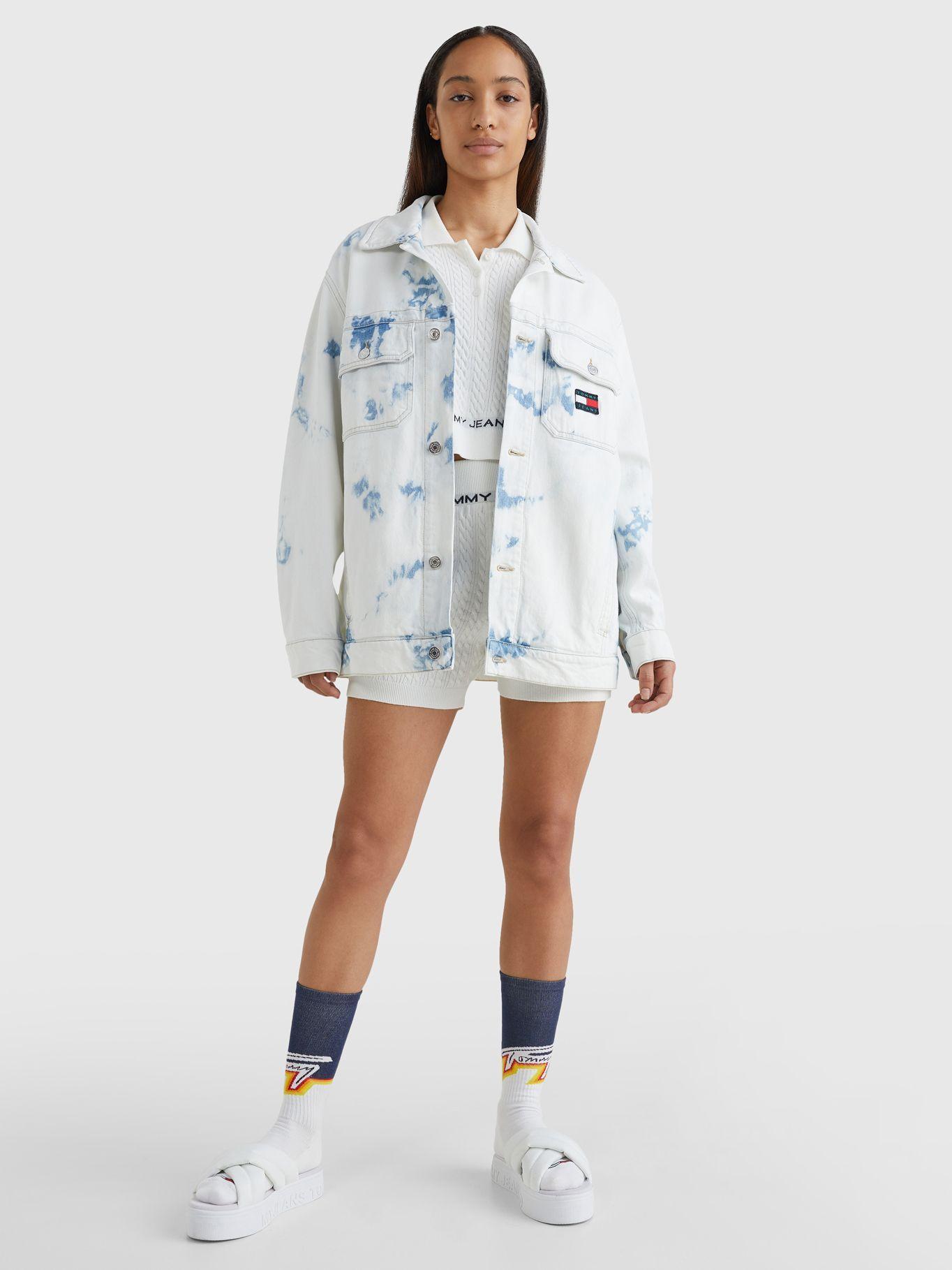 Chaqueta Oversize Tie Dye  Blanco Tommy Hilfiger-3