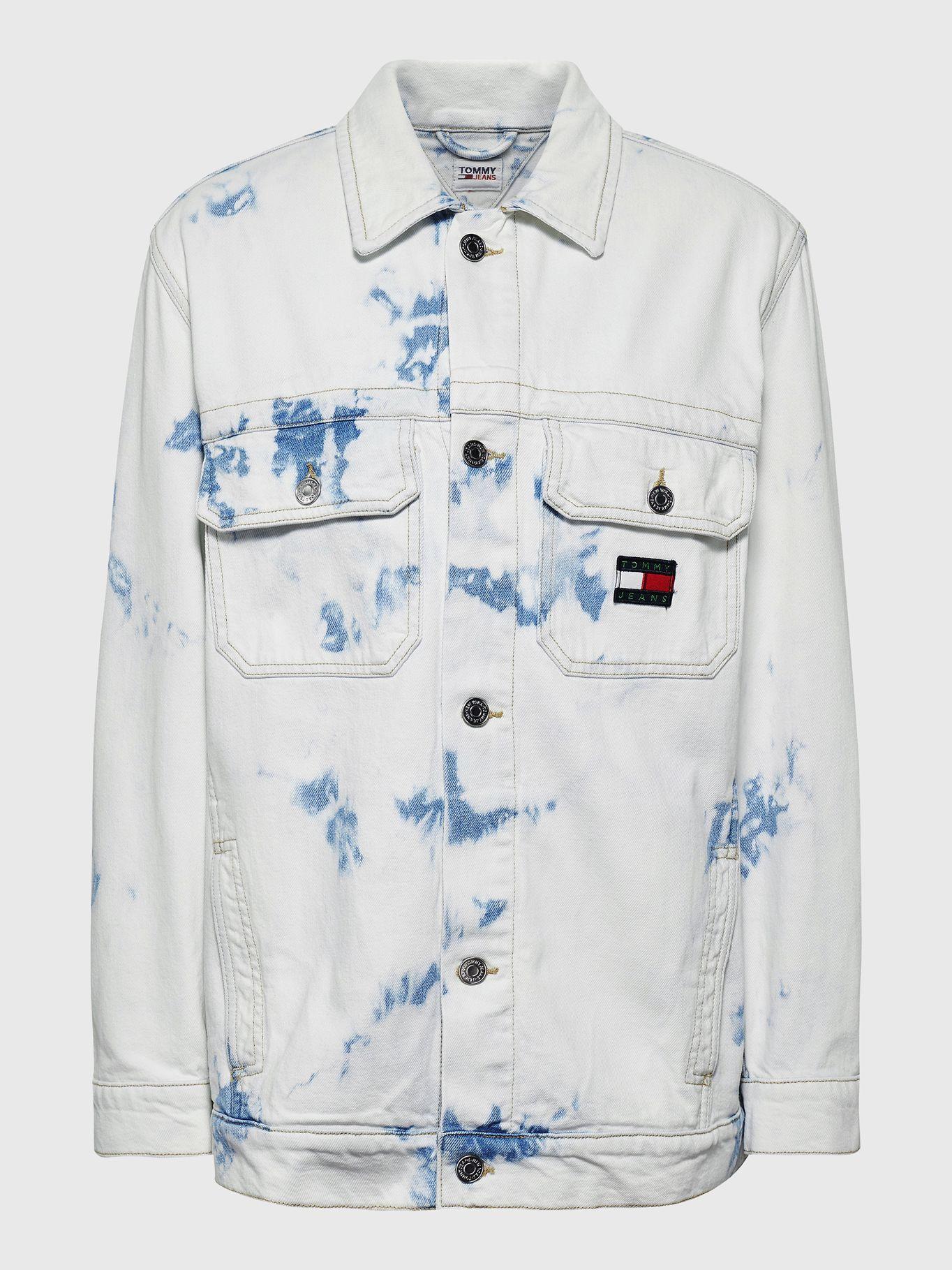 Chaqueta Oversize Tie Dye  Blanco Tommy Hilfiger-4