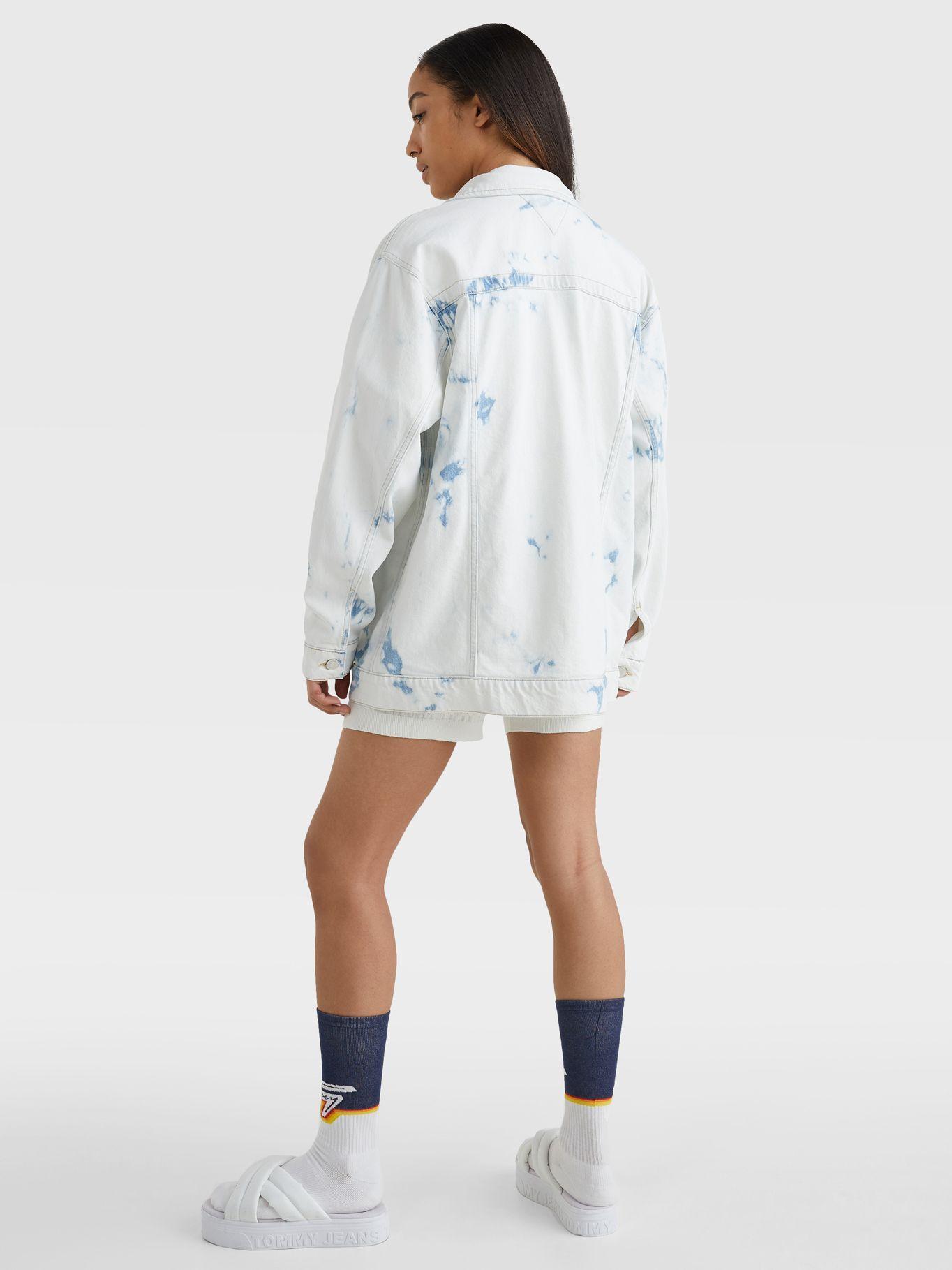 Chaqueta Oversize Tie Dye  Blanco Tommy Hilfiger-1