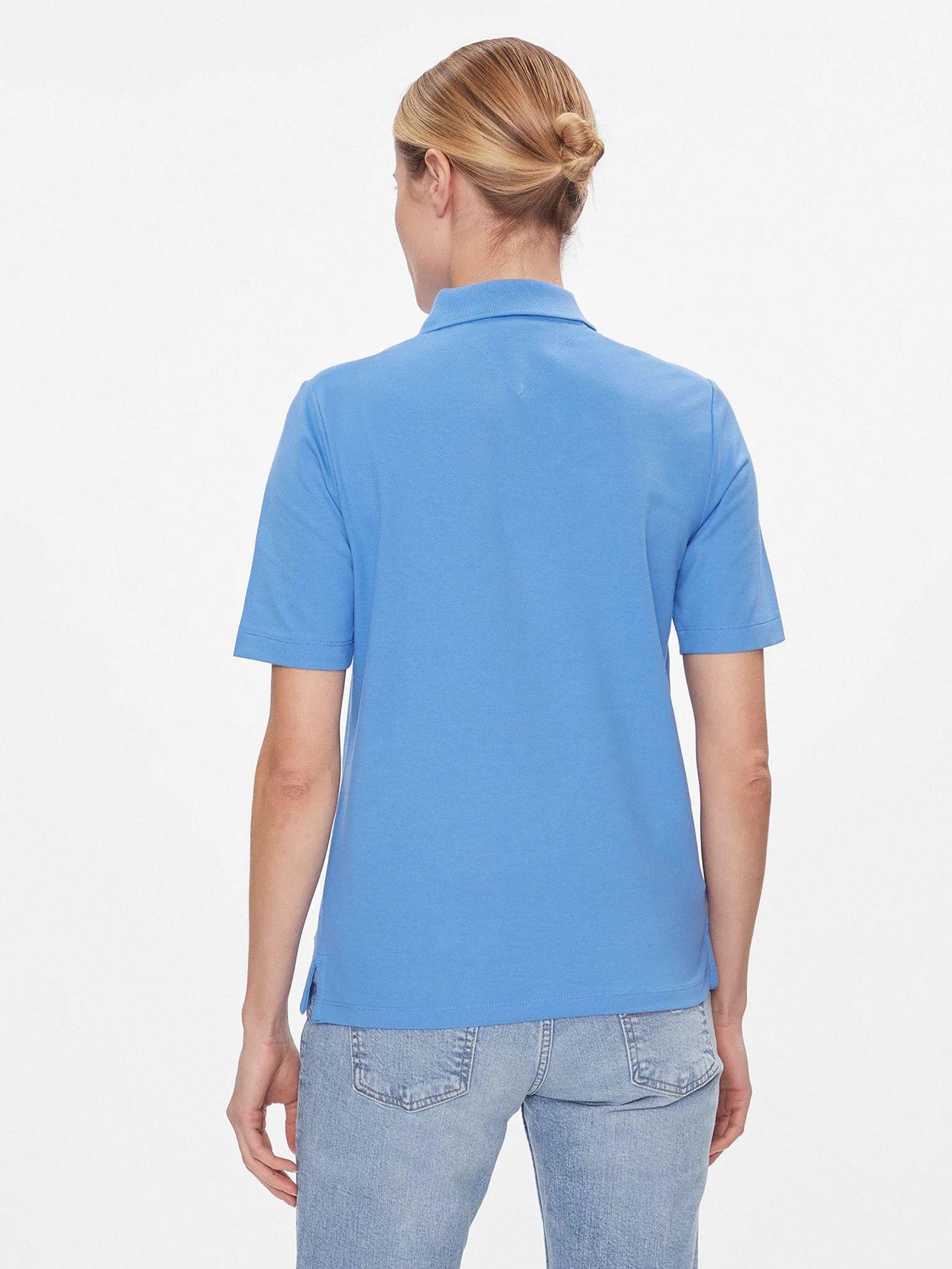 POLO REGULAR FIT LOGO BORDADO CELESTE TOMMY HILFIGER-2