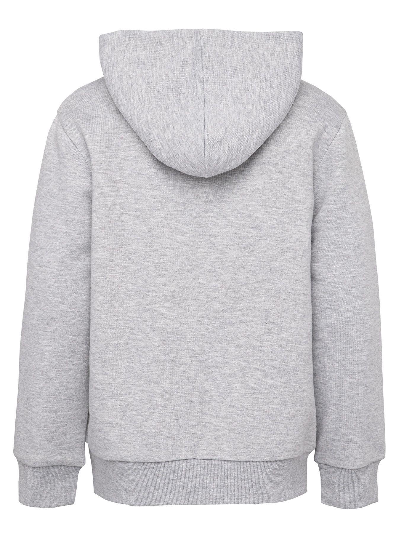 Polerón Hoodie Sherpa Gris Tommy Hilfiger M2-1