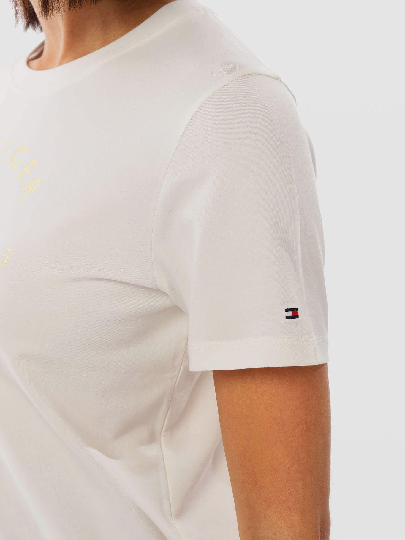 Polera Motion Flag Logo Blanco Tommy Hilfiger-4