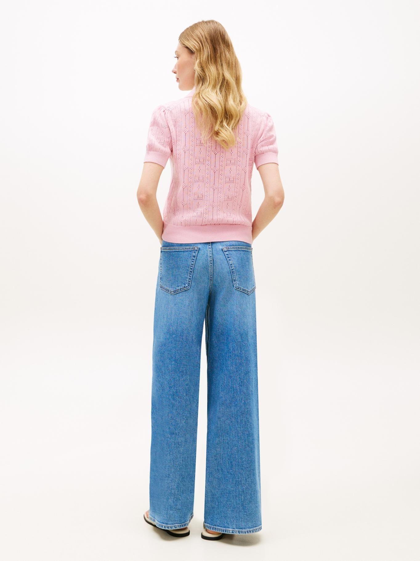 Sweater Manga Corta Pointelle-2