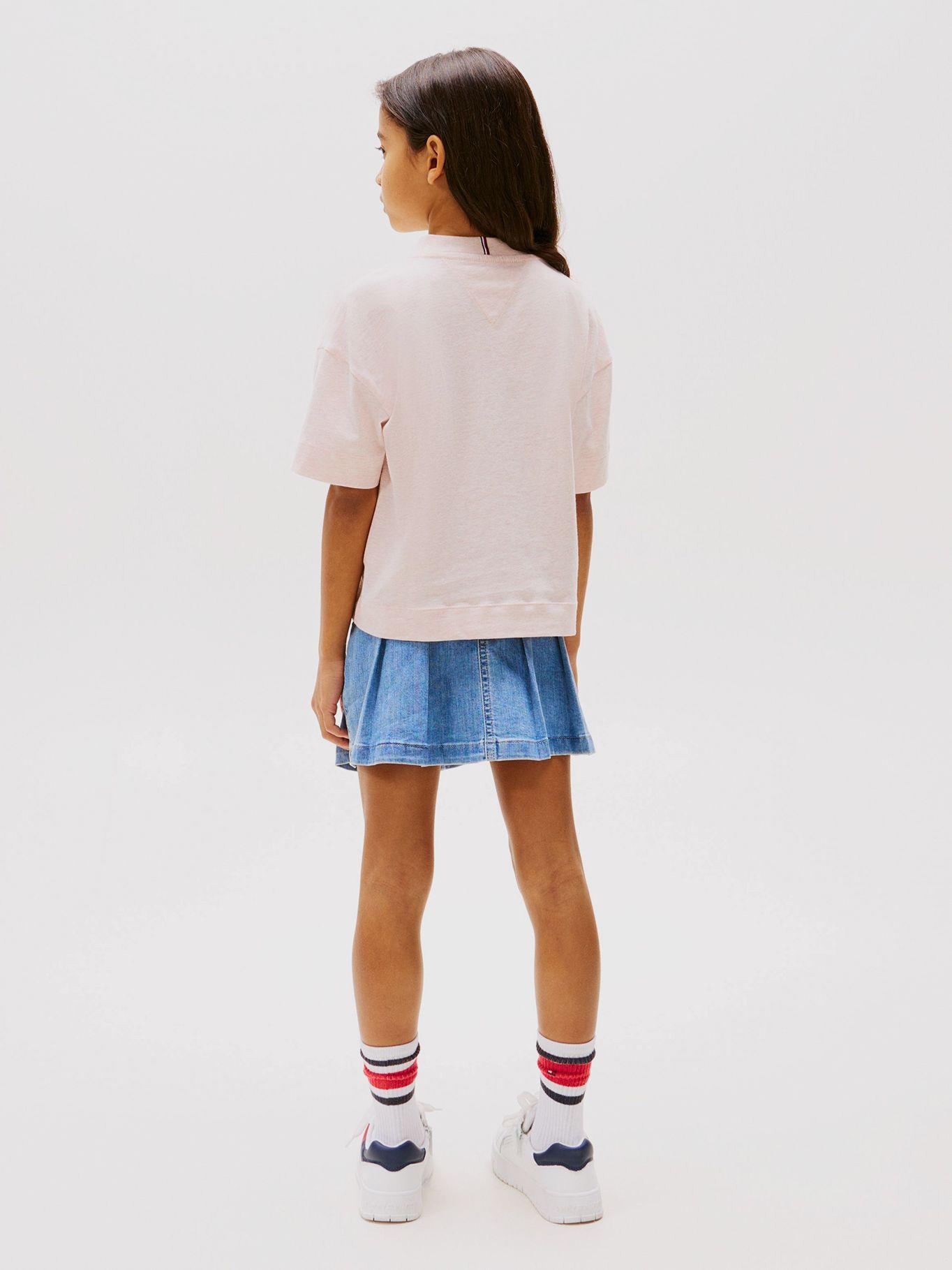 Polera Jaspeada Con Logo Rosado Tommy Hilfiger-2