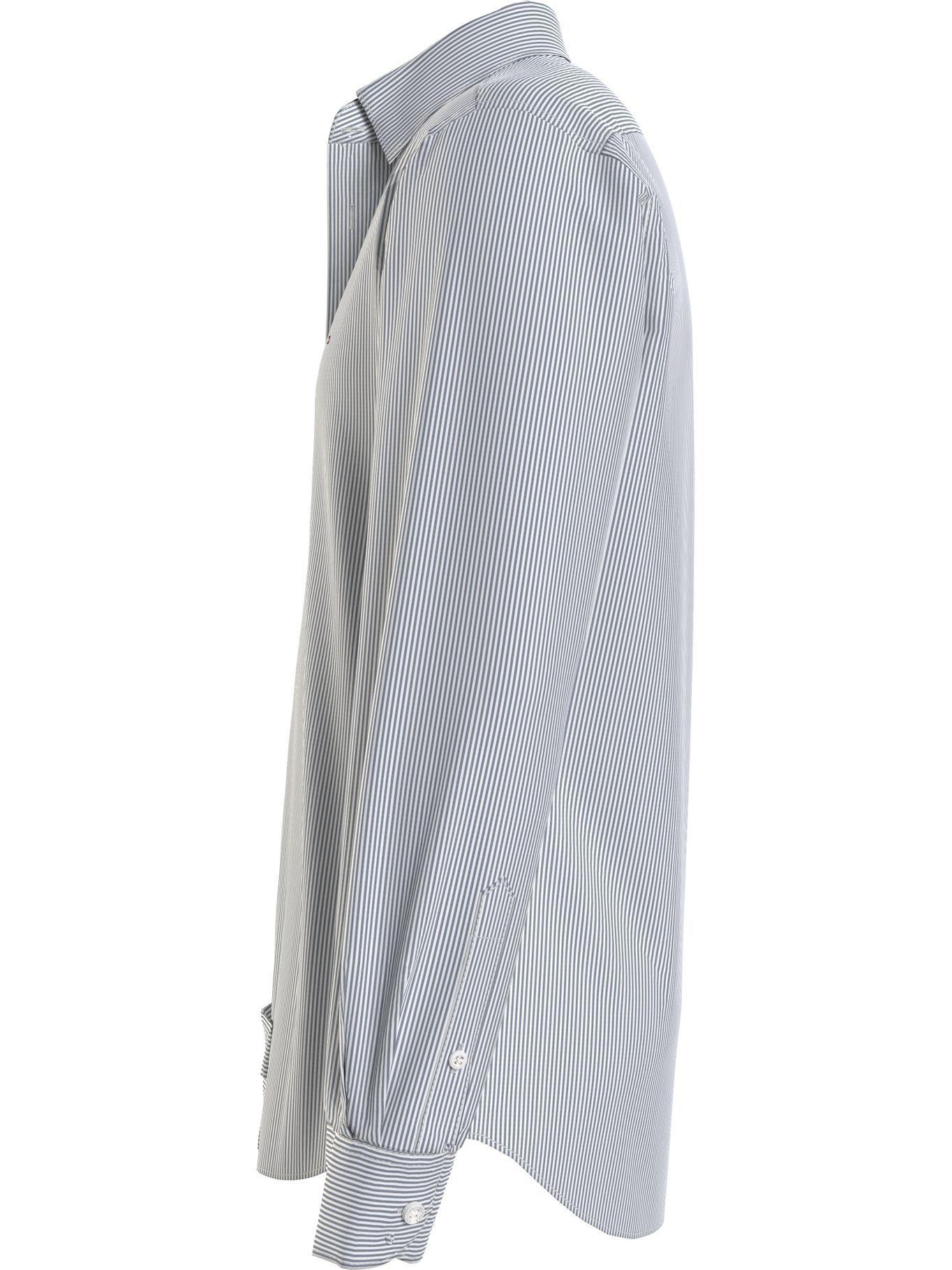 Camisa Essential Stripe Regular Fit Gris Tommy Hilfiger-3