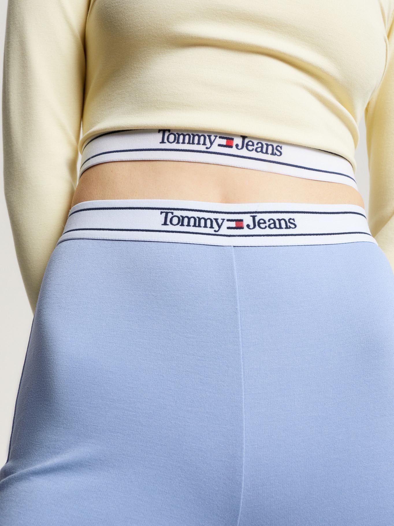 Leggings Acampanados Con Logo Morado Tommy Jeans-3