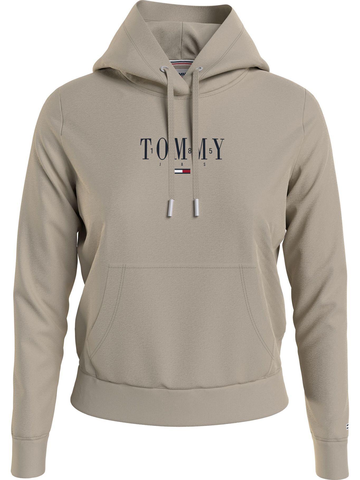 Polerón Essential Hoodie Beige Tommy Jeans JN2-0