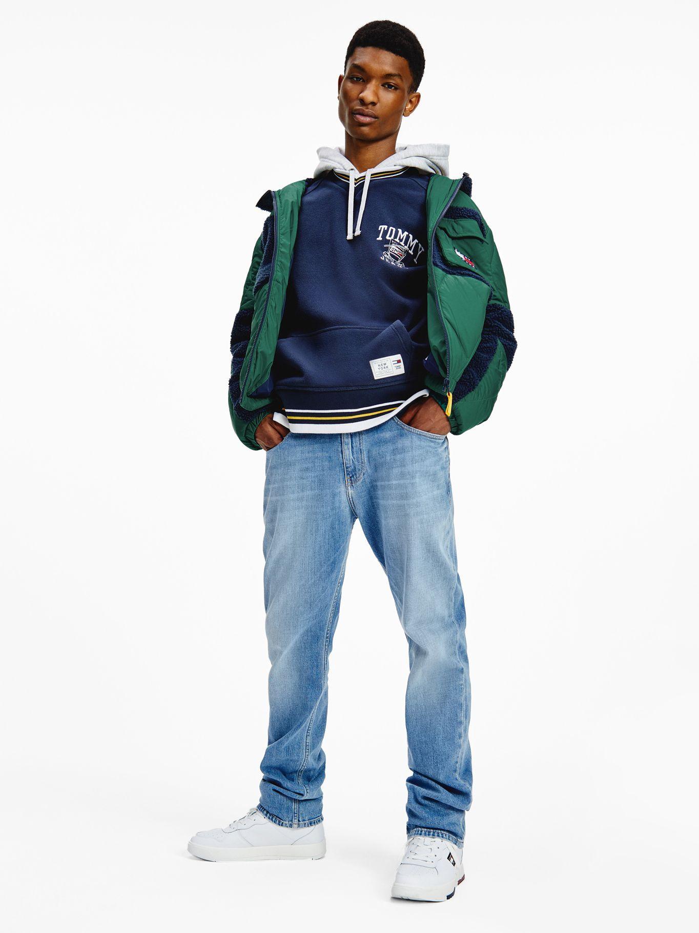 Chaqueta Sherpa Quilt Mix Verde Tommy Jeans-0