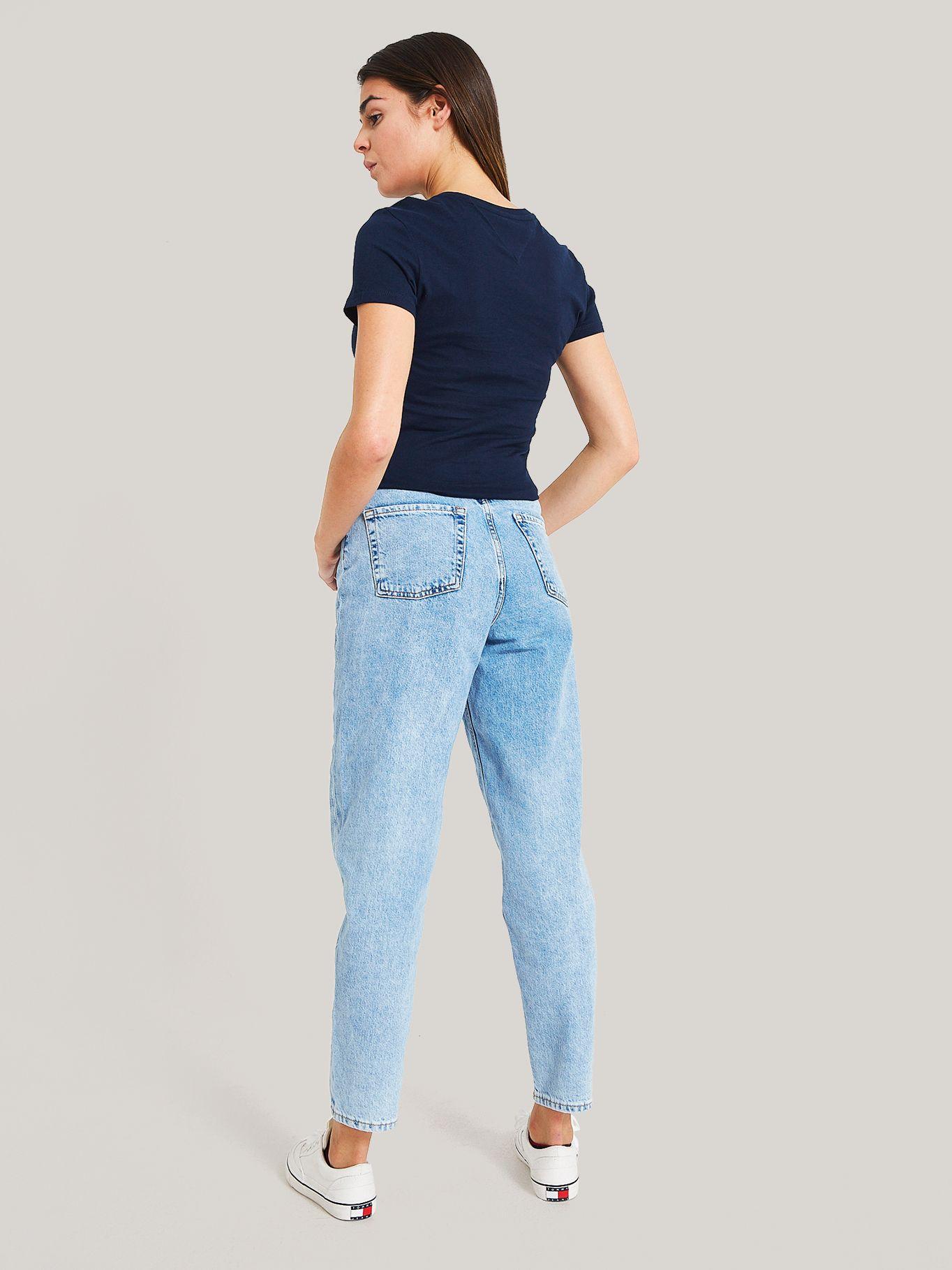 POLERA SLIM FIT LOGO LINEAR AZUL TOMMY JEANS-2