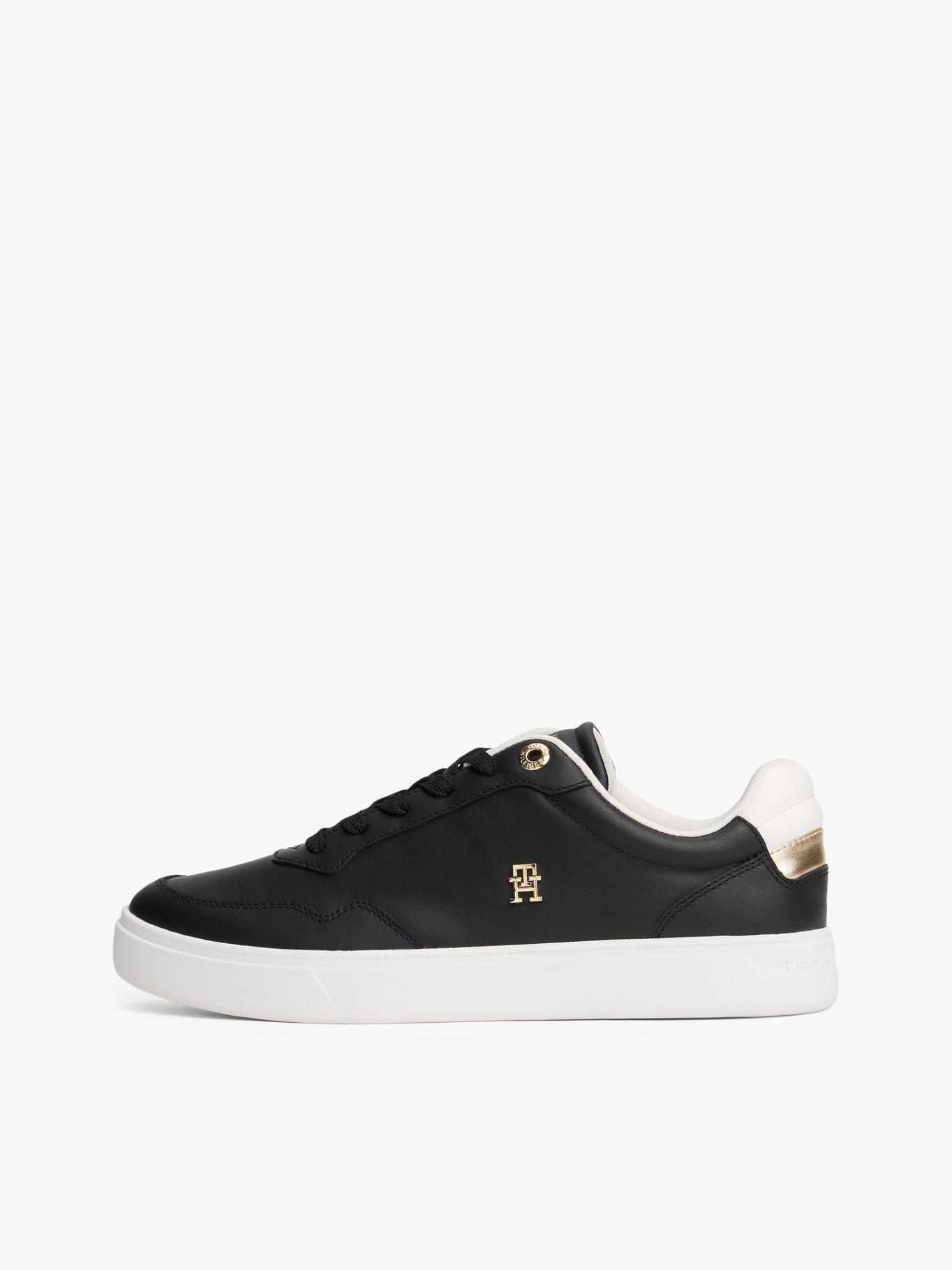 Zapatillas De Cuero Essential Negro Tommy Hilfiger-6