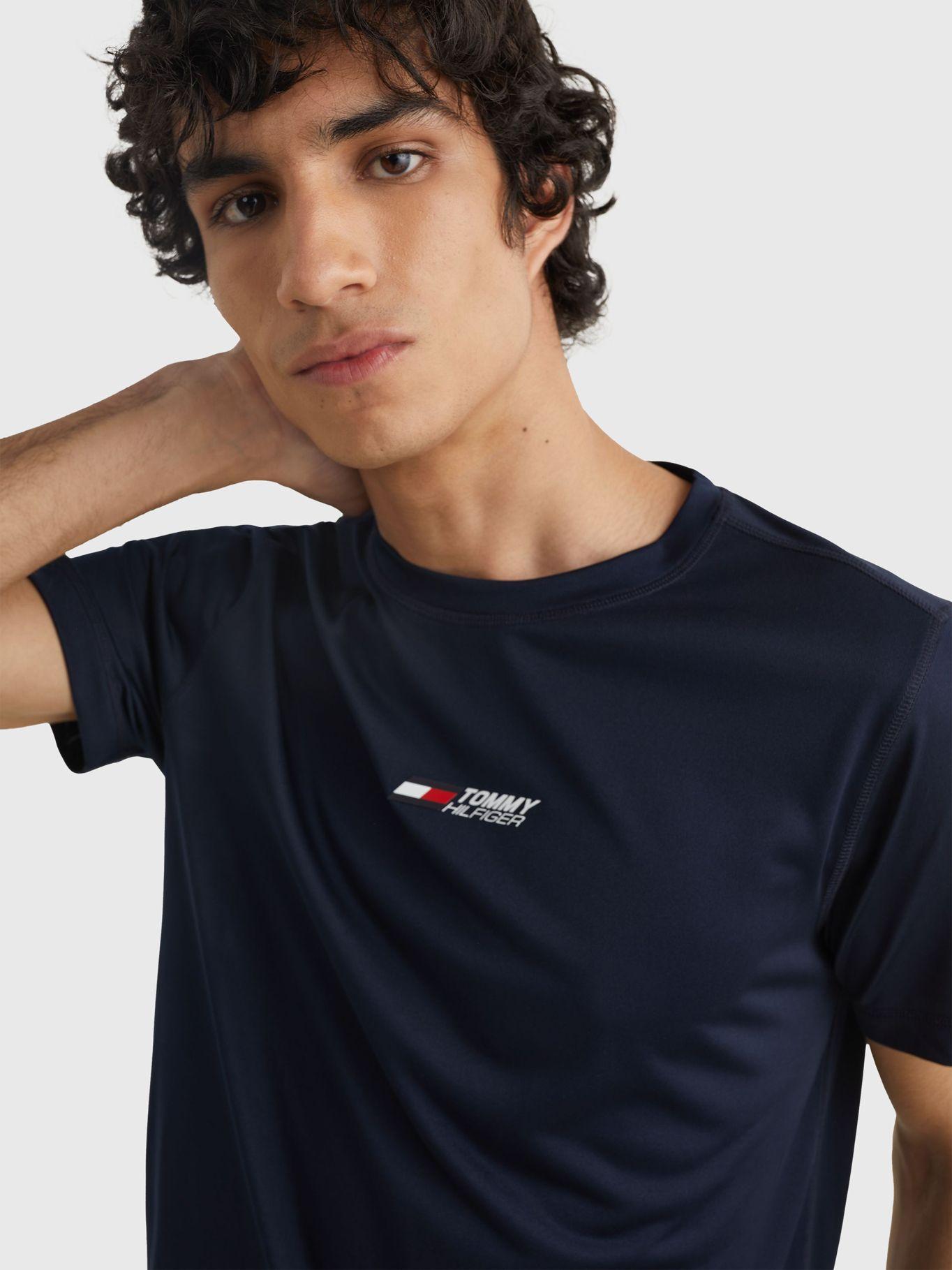 Polera Sport Essential Training Azul Tommy Hilfiger-3