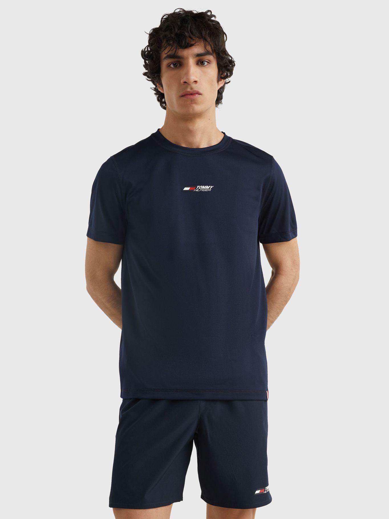 Polera Sport Essential Training Azul Tommy Hilfiger-0