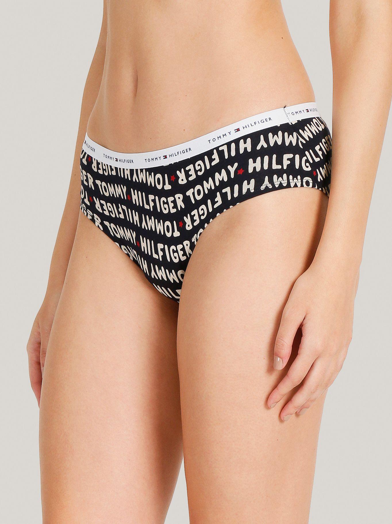 Bikini Cotton Classics Logo Negro Tommy Hilfiger-0