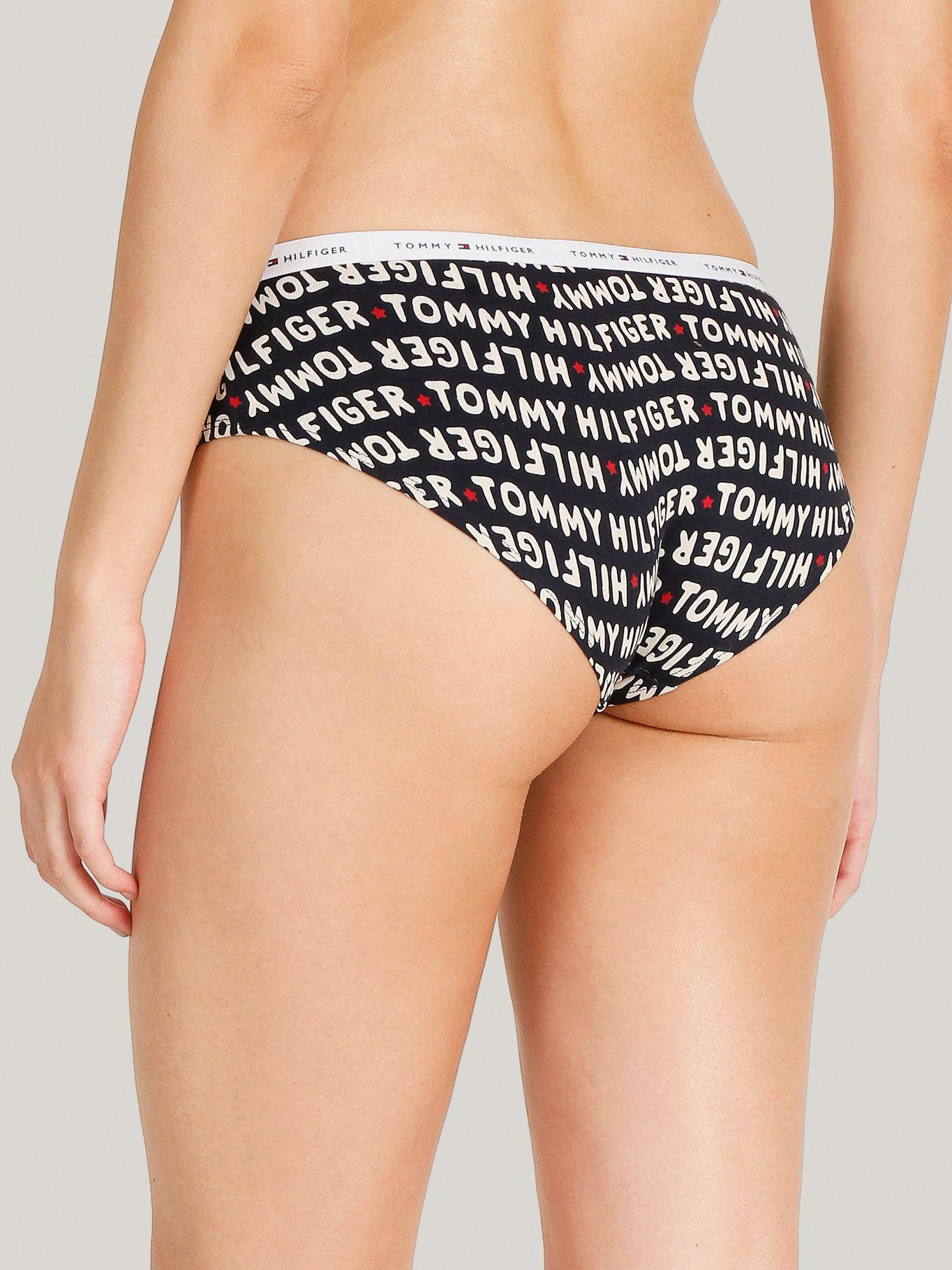 Bikini Cotton Classics Logo Negro Tommy Hilfiger-2