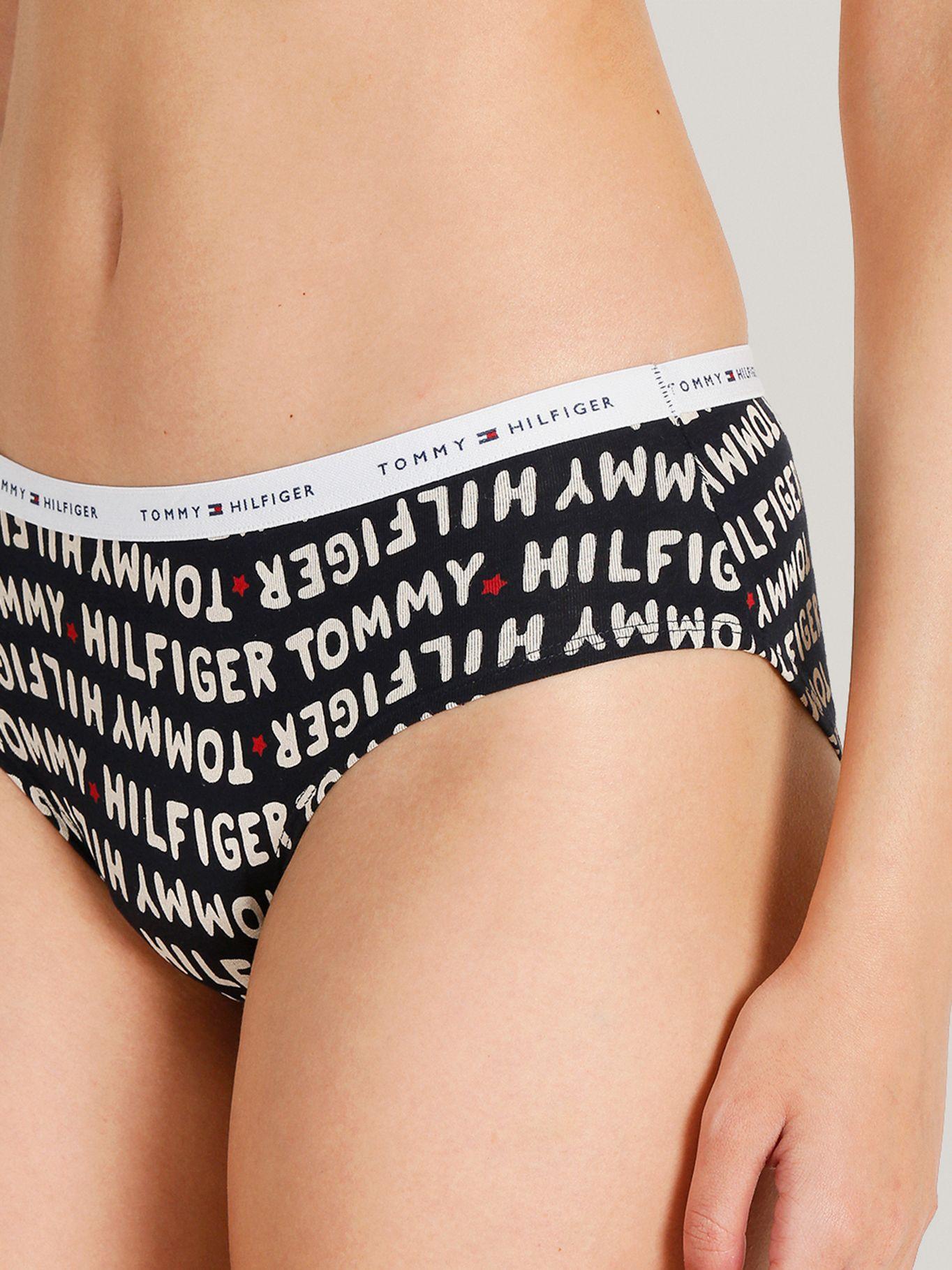 Bikini Cotton Classics Logo Negro Tommy Hilfiger-3