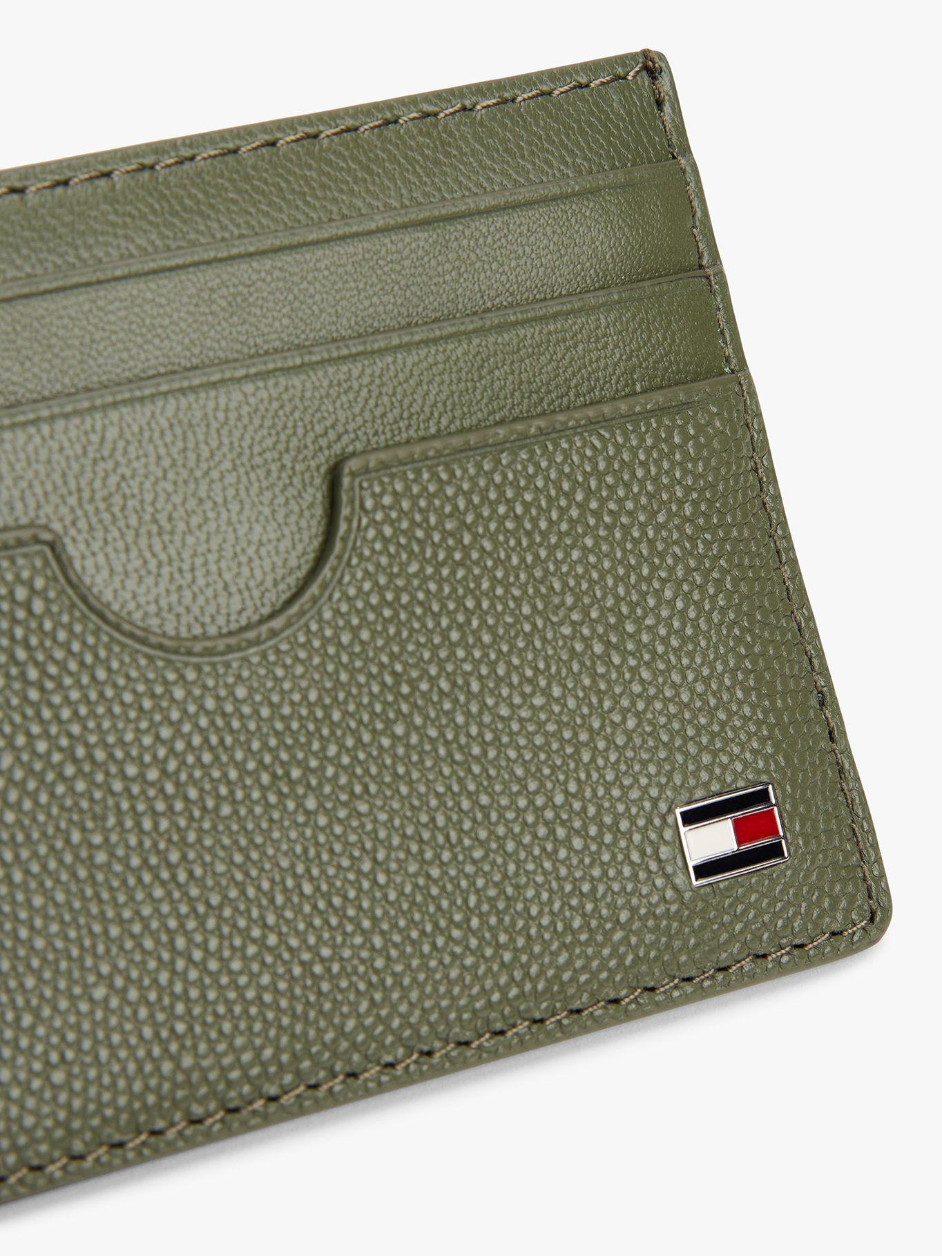 Tarjetero Flag De Cuero Con Logo Verde Tommy Hilfiger-2