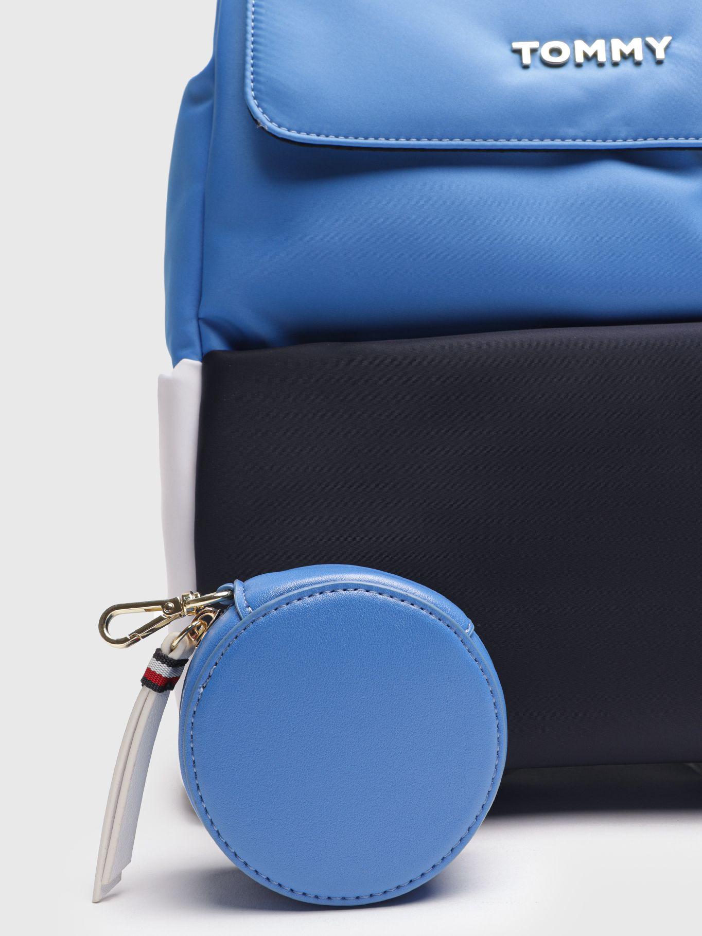 Mochila Con Logo Y Cierre Azul Tommy Hilfiger-4