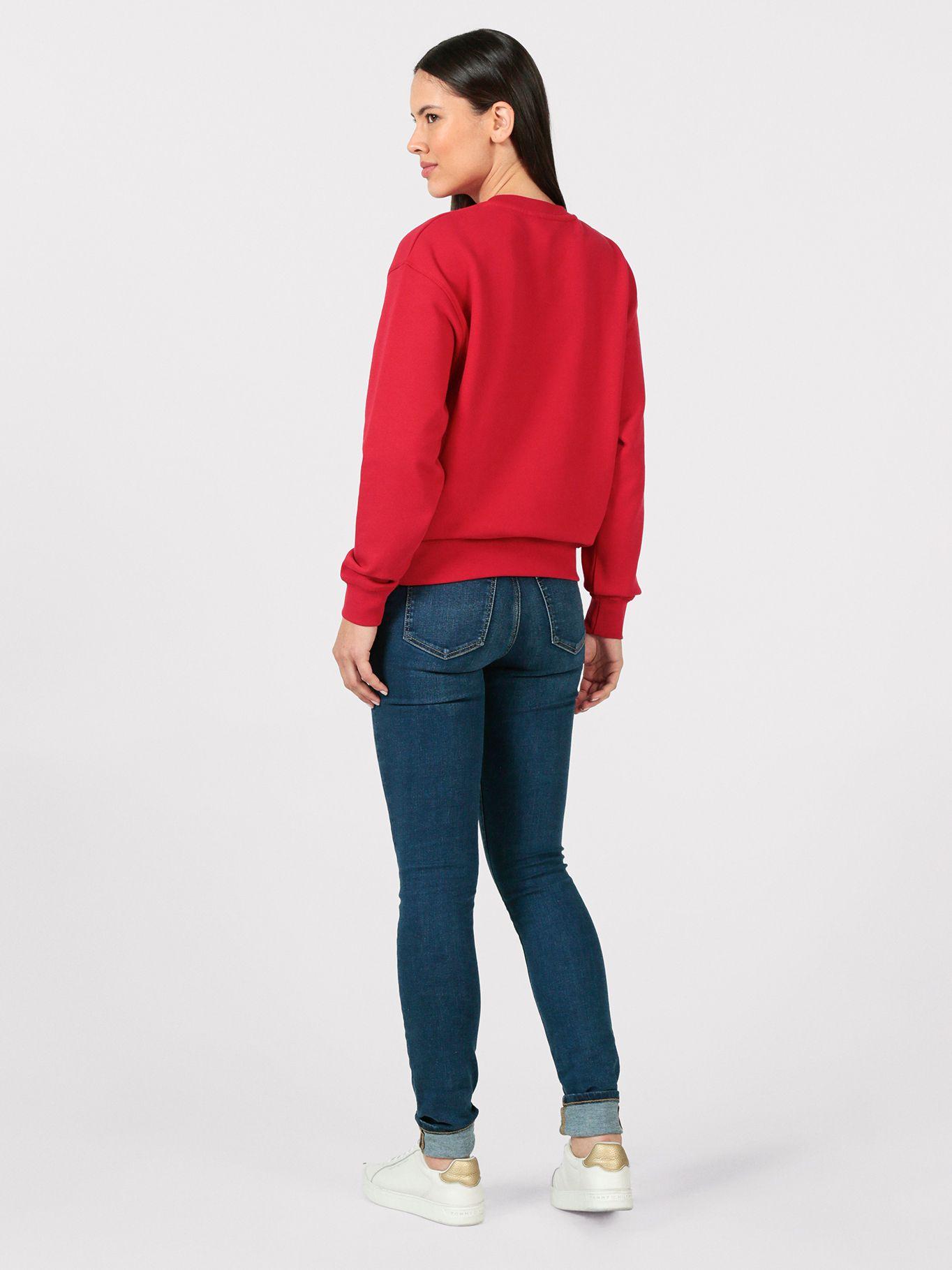 Polerón Con Logo Bordado Rojo Tommy Hilfiger-2