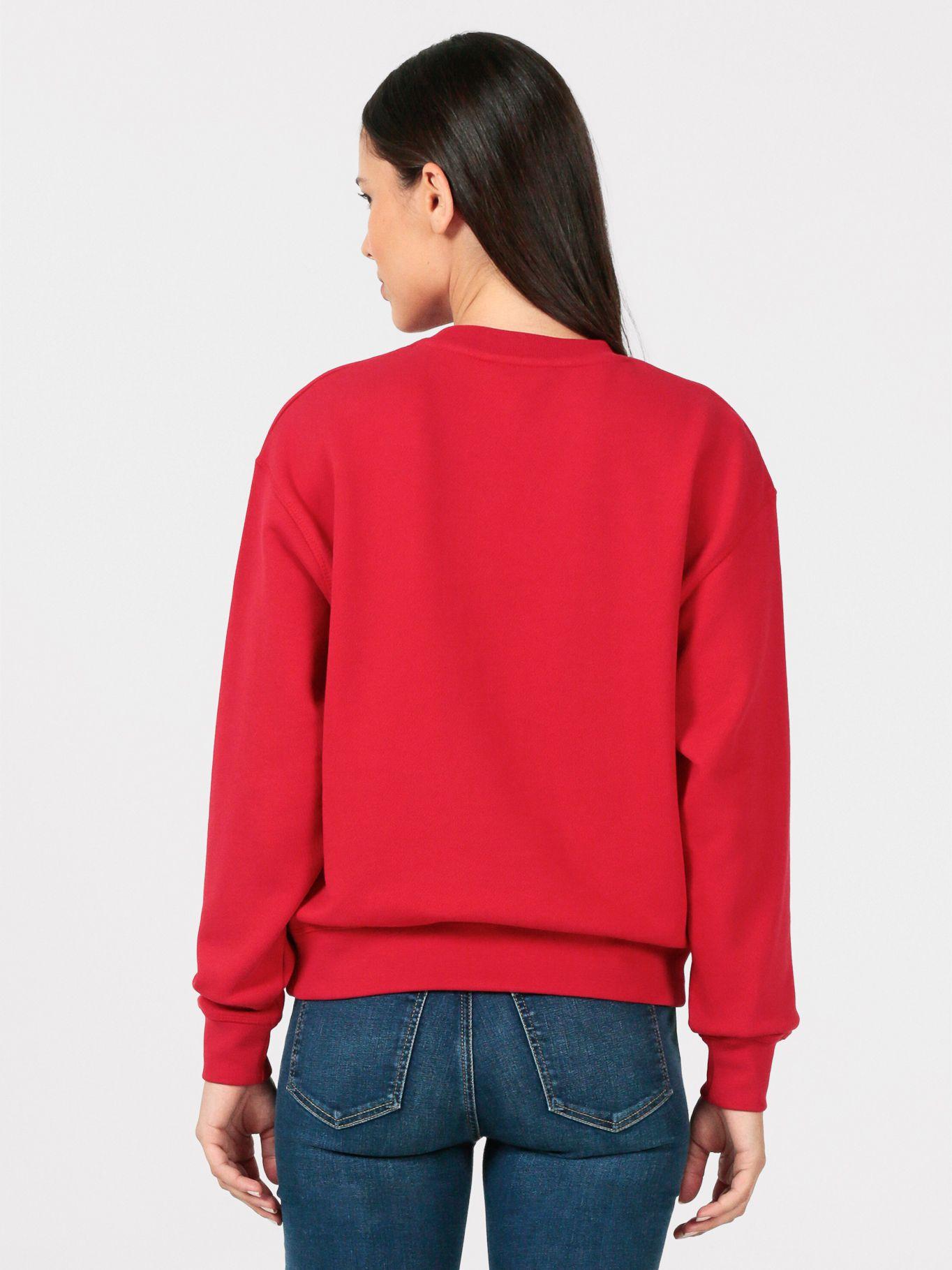 Polerón Con Logo Bordado Rojo Tommy Hilfiger-3