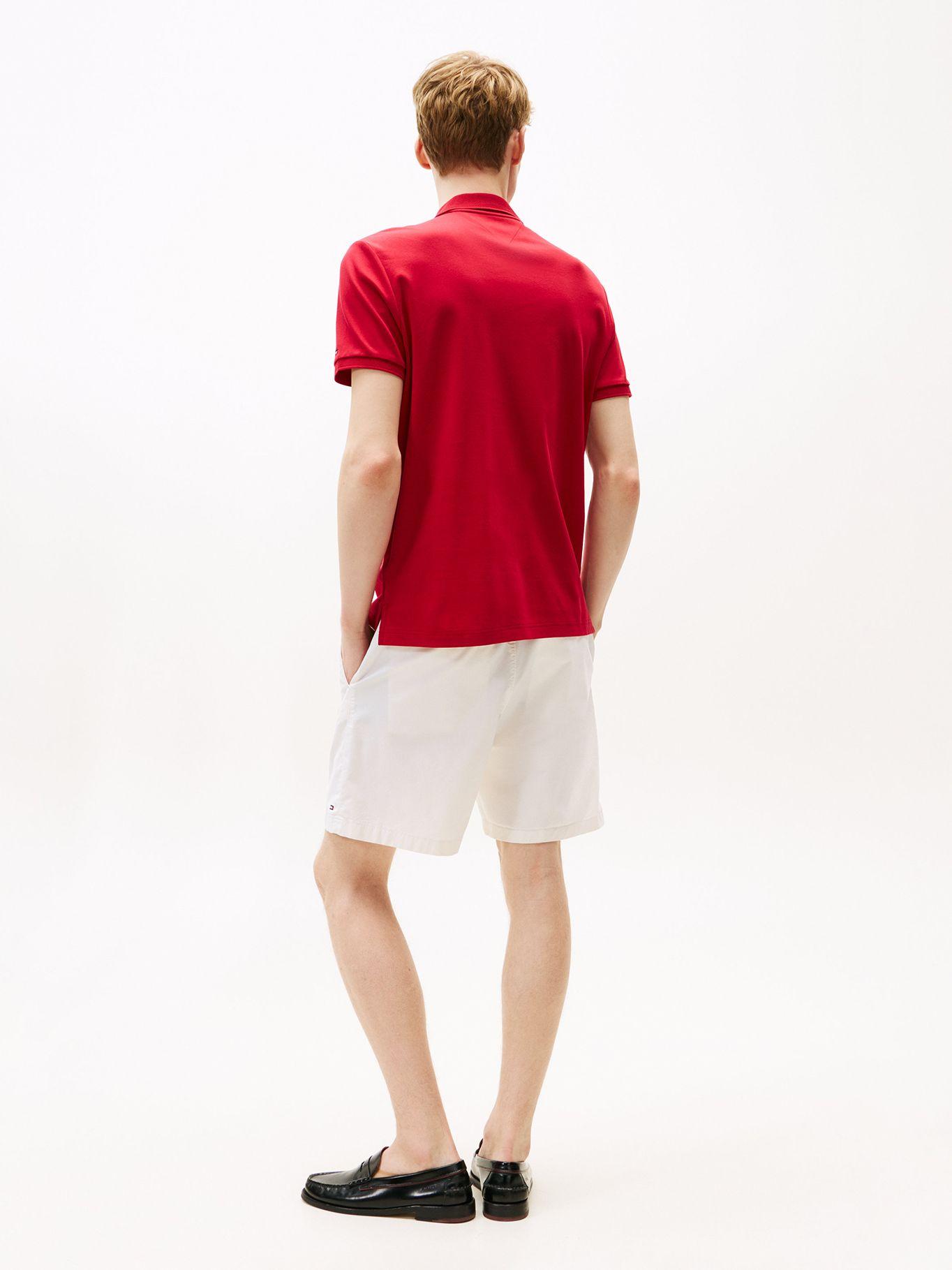 Polo Interlock Con Cierre Rojo XLD Tommy Hilfiger-1