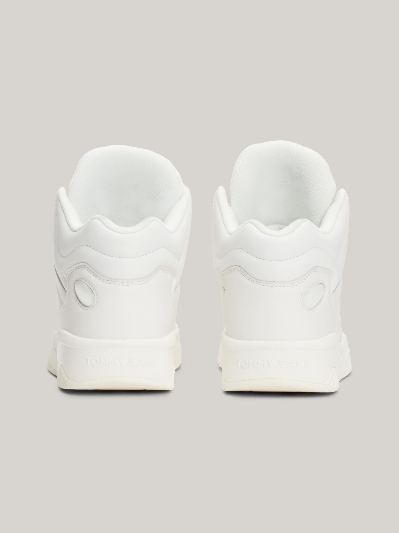 Zapatillas New Basket De Cuero Blanco Tommy Hilfiger-1