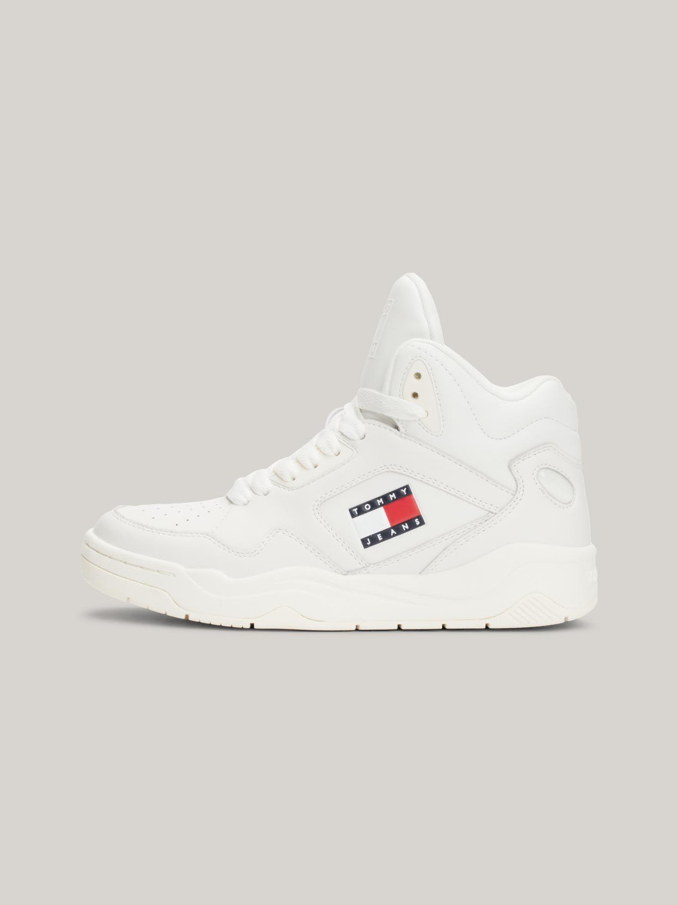Zapatillas New Basket De Cuero Blanco Tommy Hilfiger-5