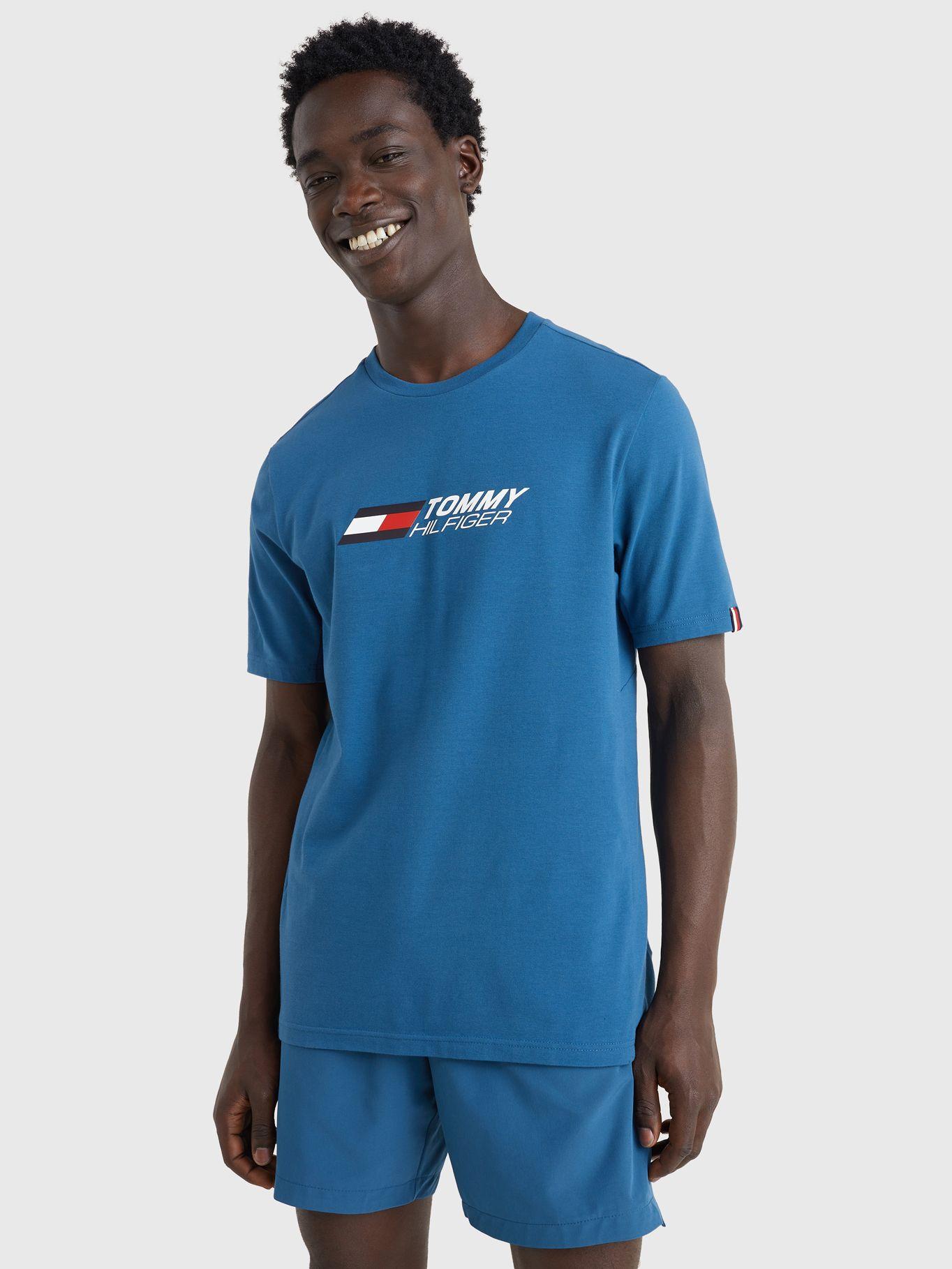 Polera Sport Cool Essential Azul Tommy Hilfiger-3
