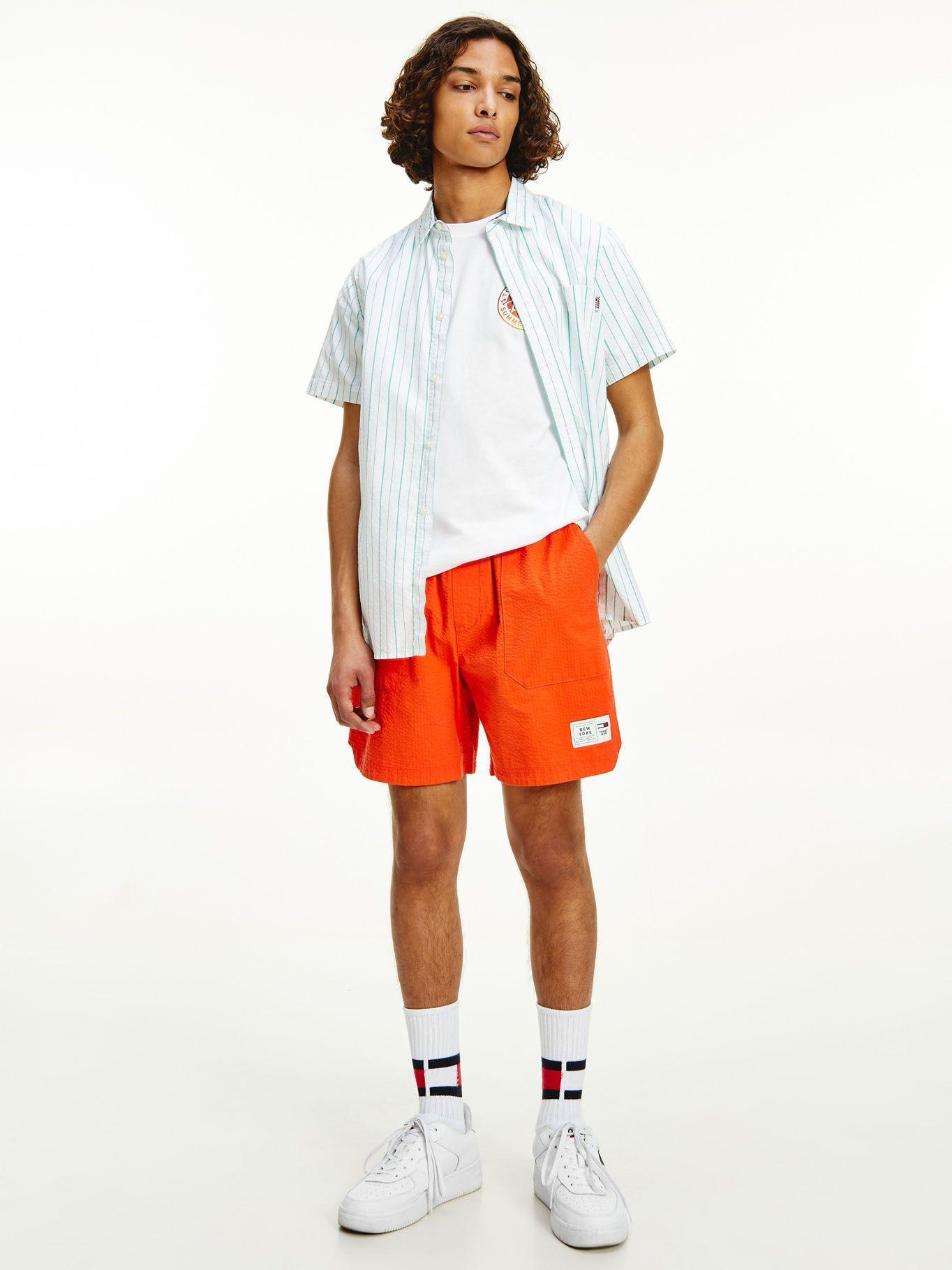 Polera Circular Graphic Blanco Tommy Jeans E2-0