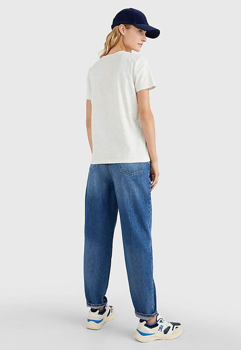 Polera Foil Logo Beige Tommy Hilfiger-2