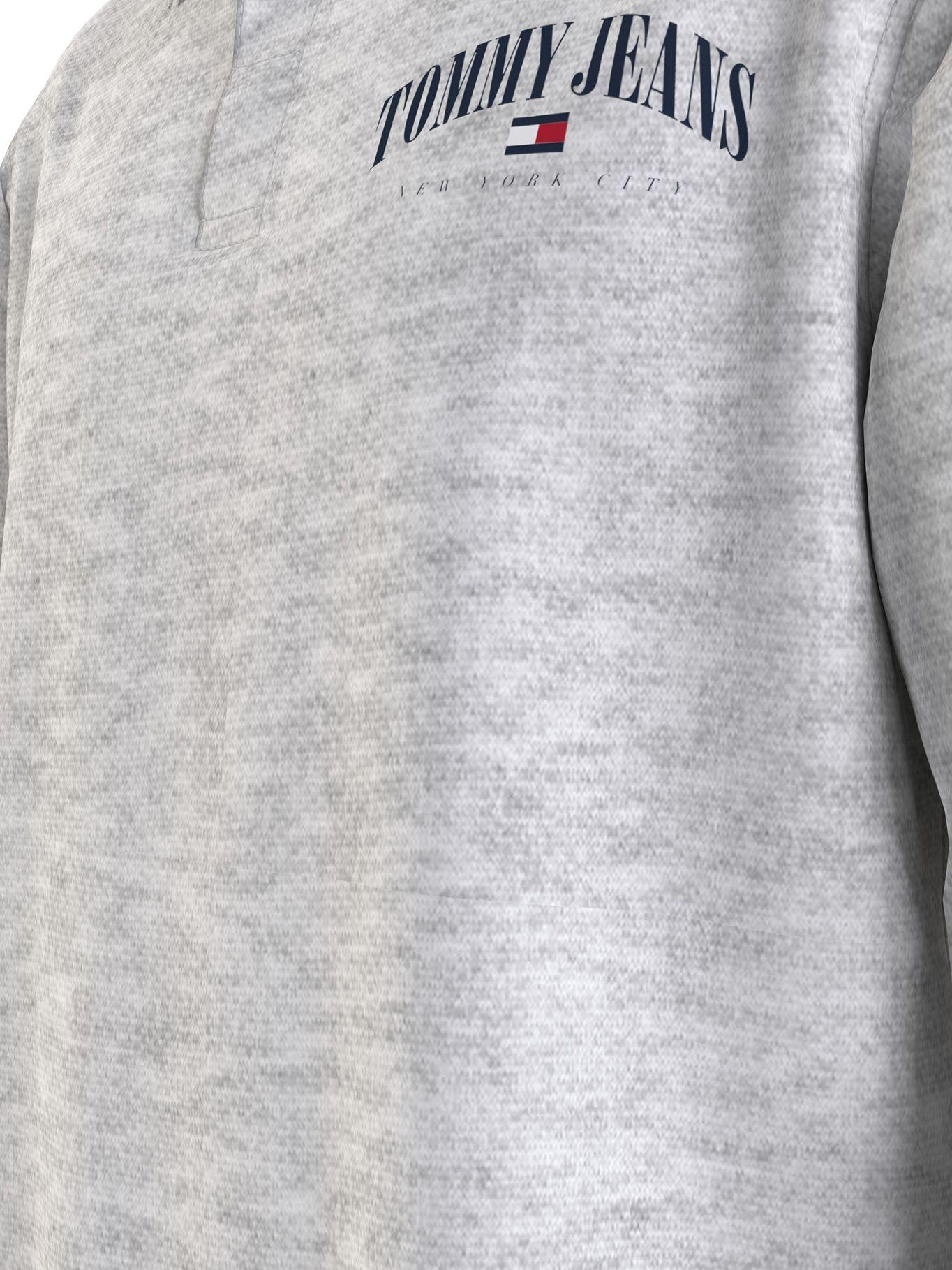 Polo Relaxed Varsity Rugby Gris Tommy Jeans-4