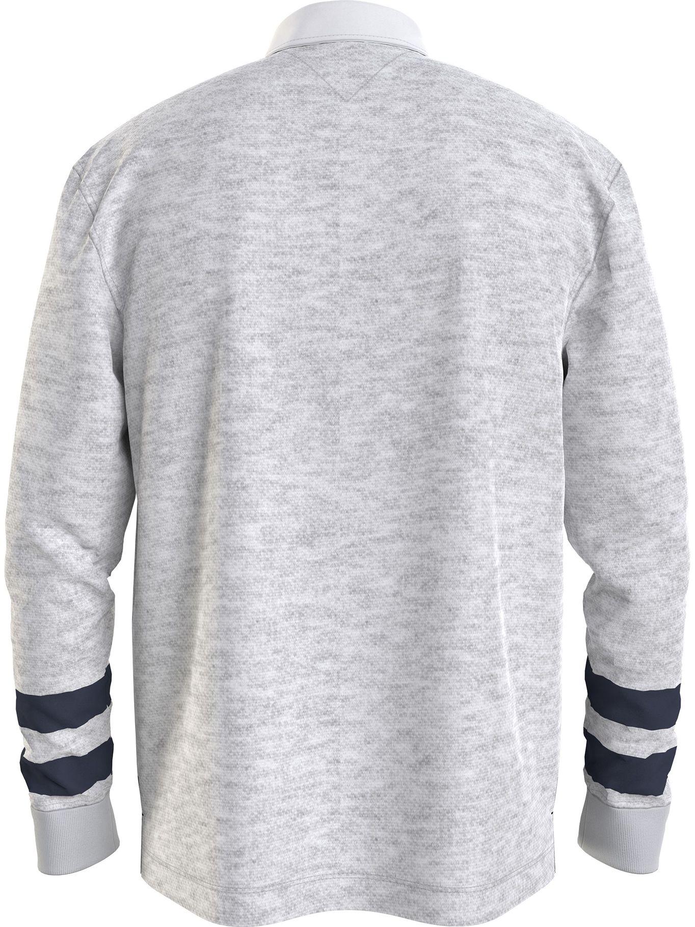 Polo Relaxed Varsity Rugby Gris Tommy Jeans-1