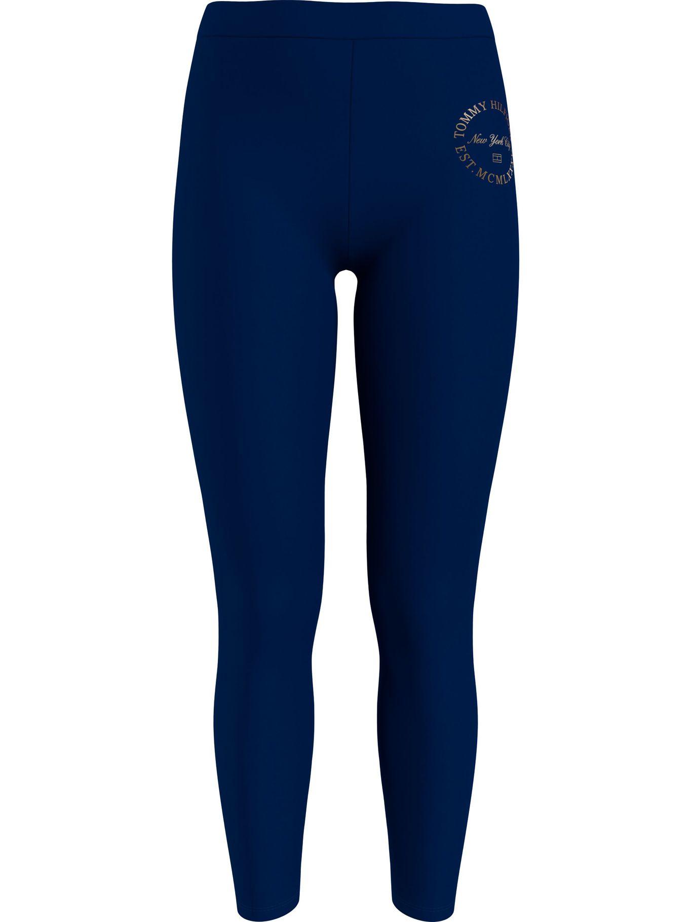 Leggings Con Corte Slim Azul Tommy Hilfiger-0