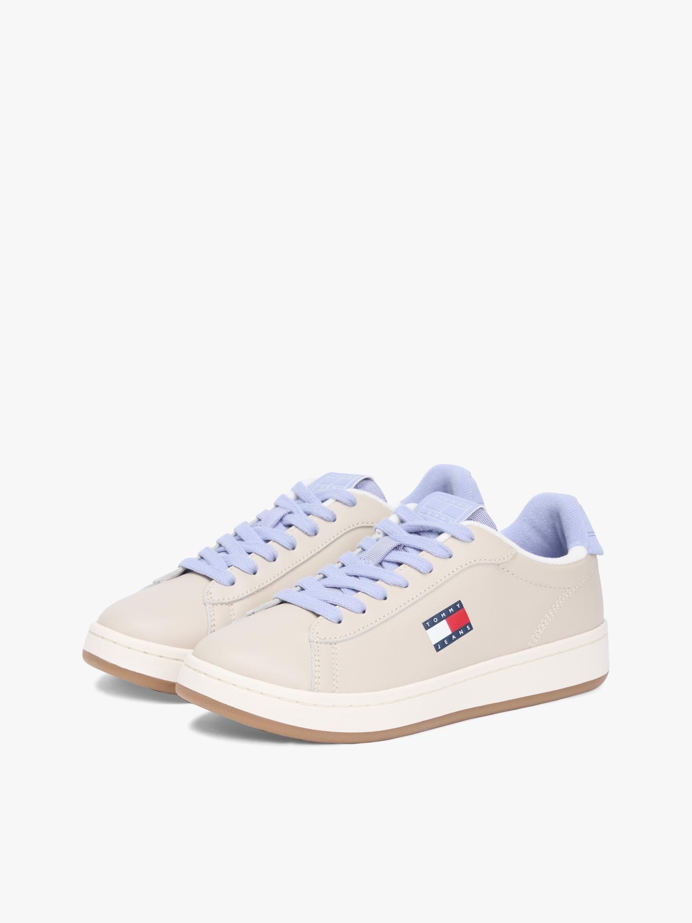 Zapatillas Archive De Cuero Tommy Jeans Beige-0