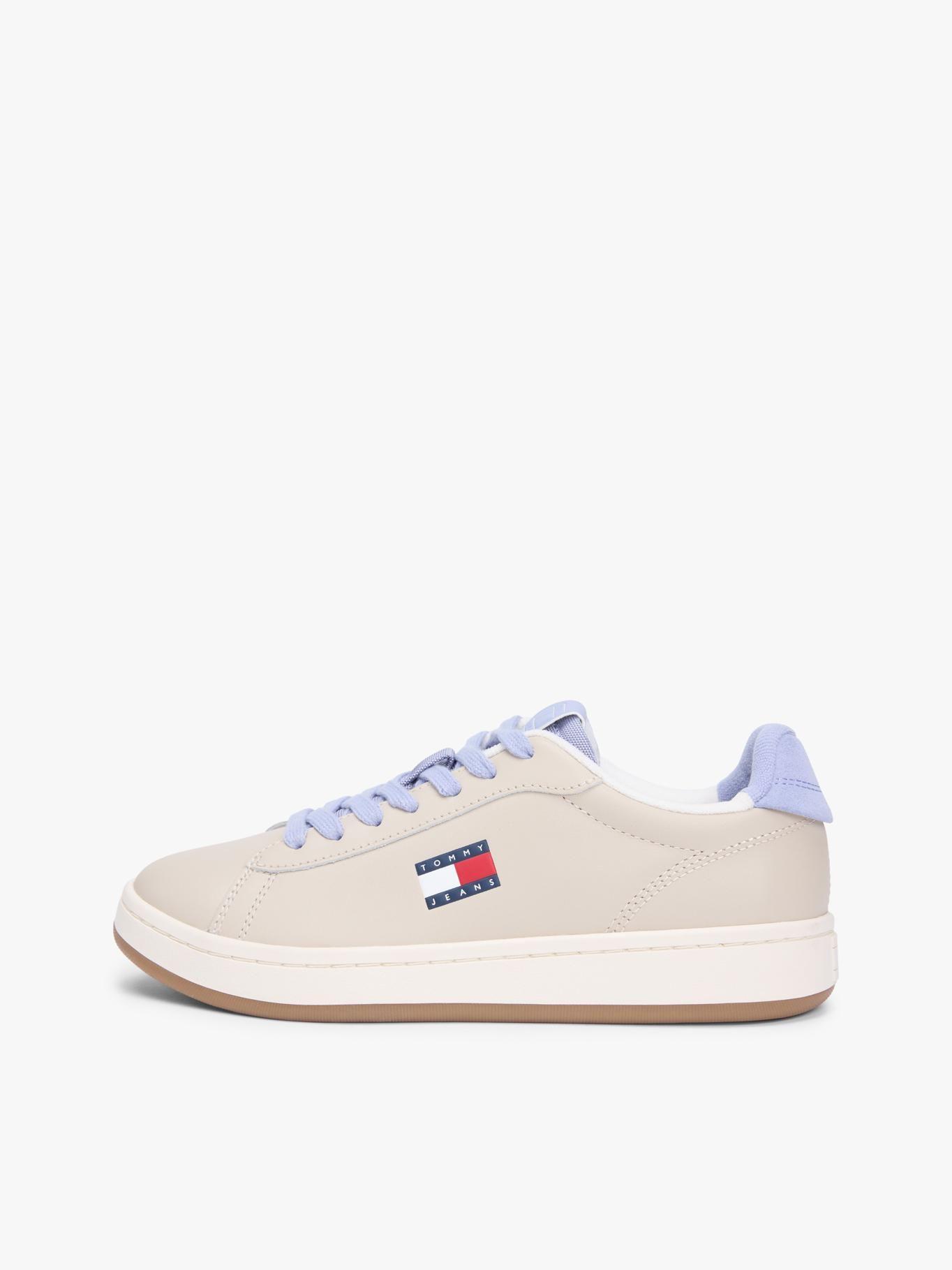 Zapatillas Archive De Cuero Tommy Jeans Beige-5
