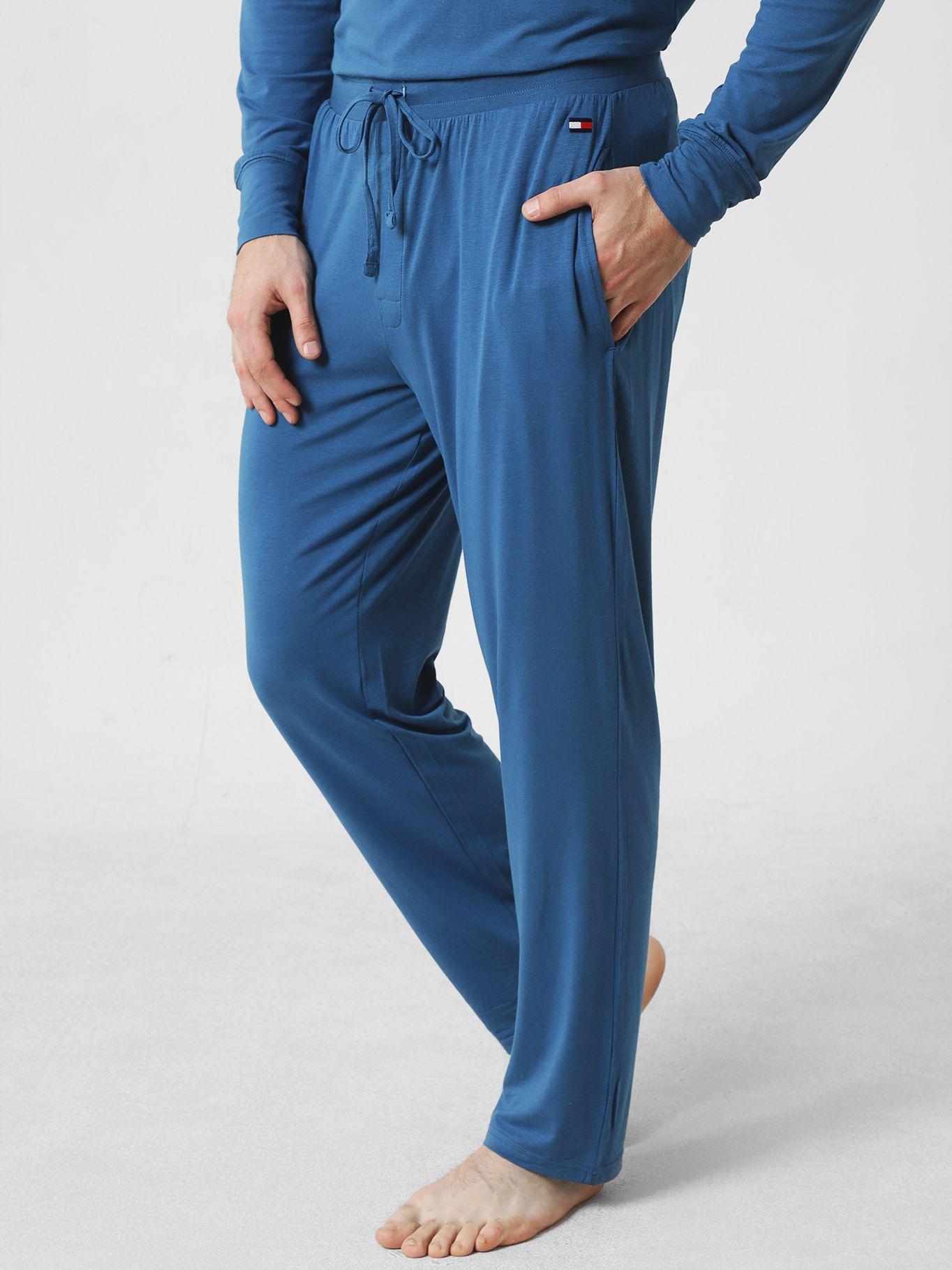 Pijama Essential Largo Celeste Tommy Hilfiger-0