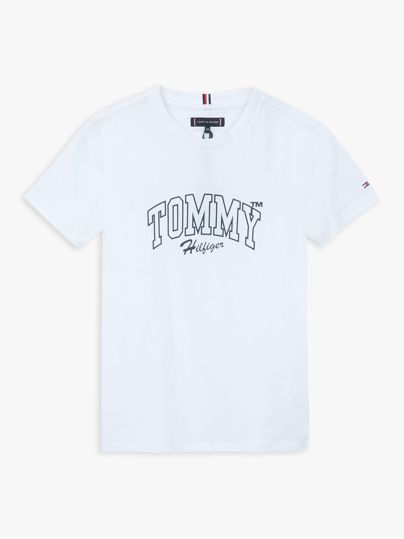 Polera de Logo Gráfico Blanco Tommy Hilfiger-0