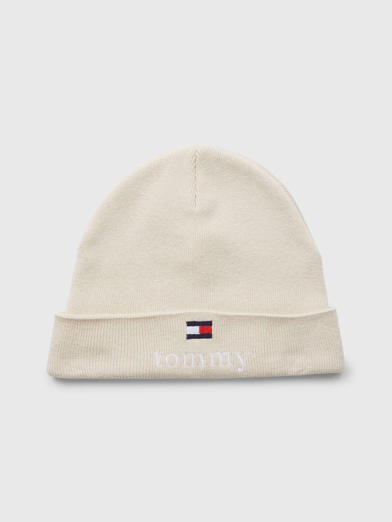 Gorro Beanie Serif Logo Beige Tommy Hilfiger-0