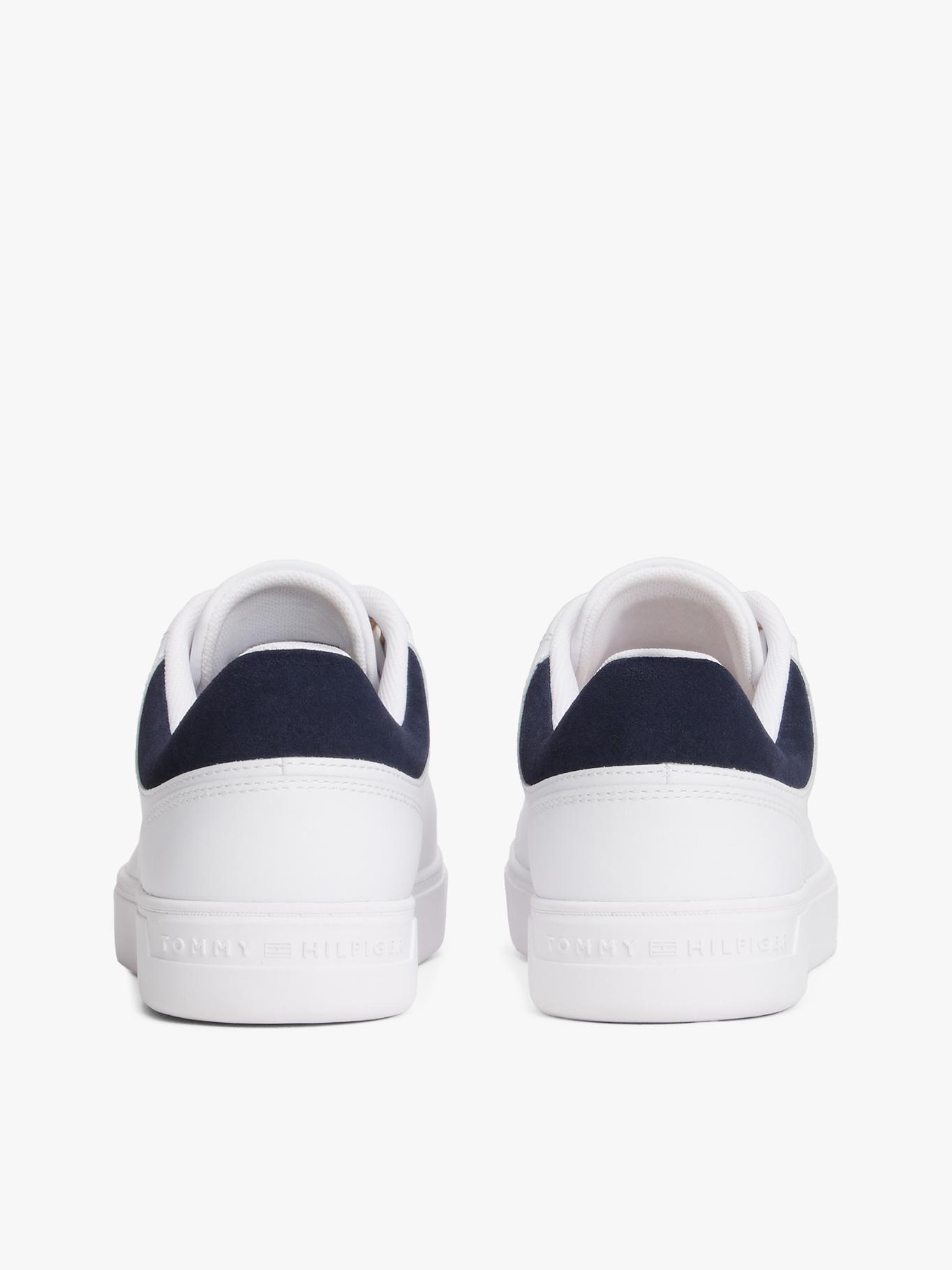 Zapatillas De Cuero Casual Cups Blanco Tommy Hilfiger-2