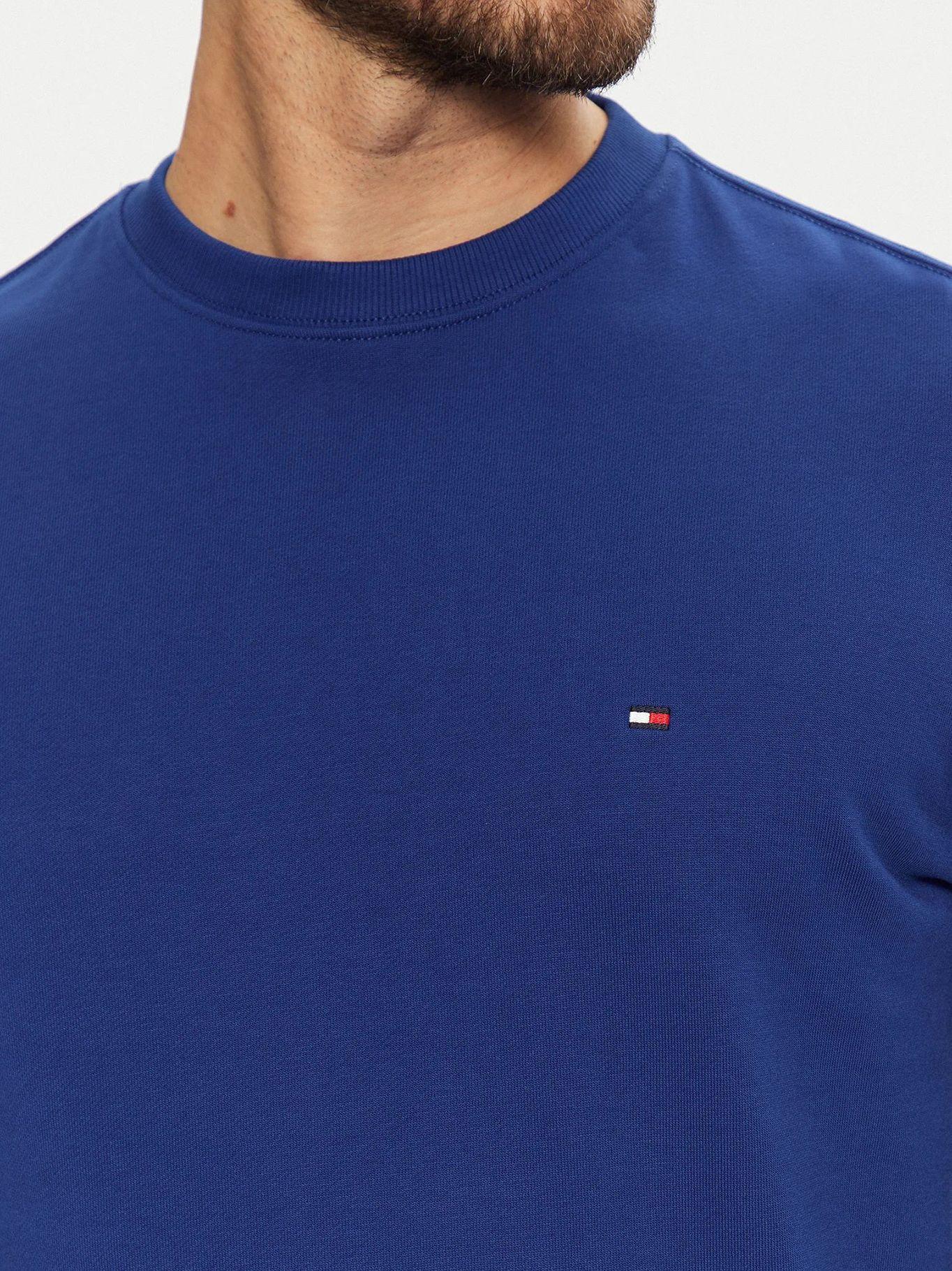 Polerón Solid y Cuello Redondo Azul Tommy Hilfiger-3