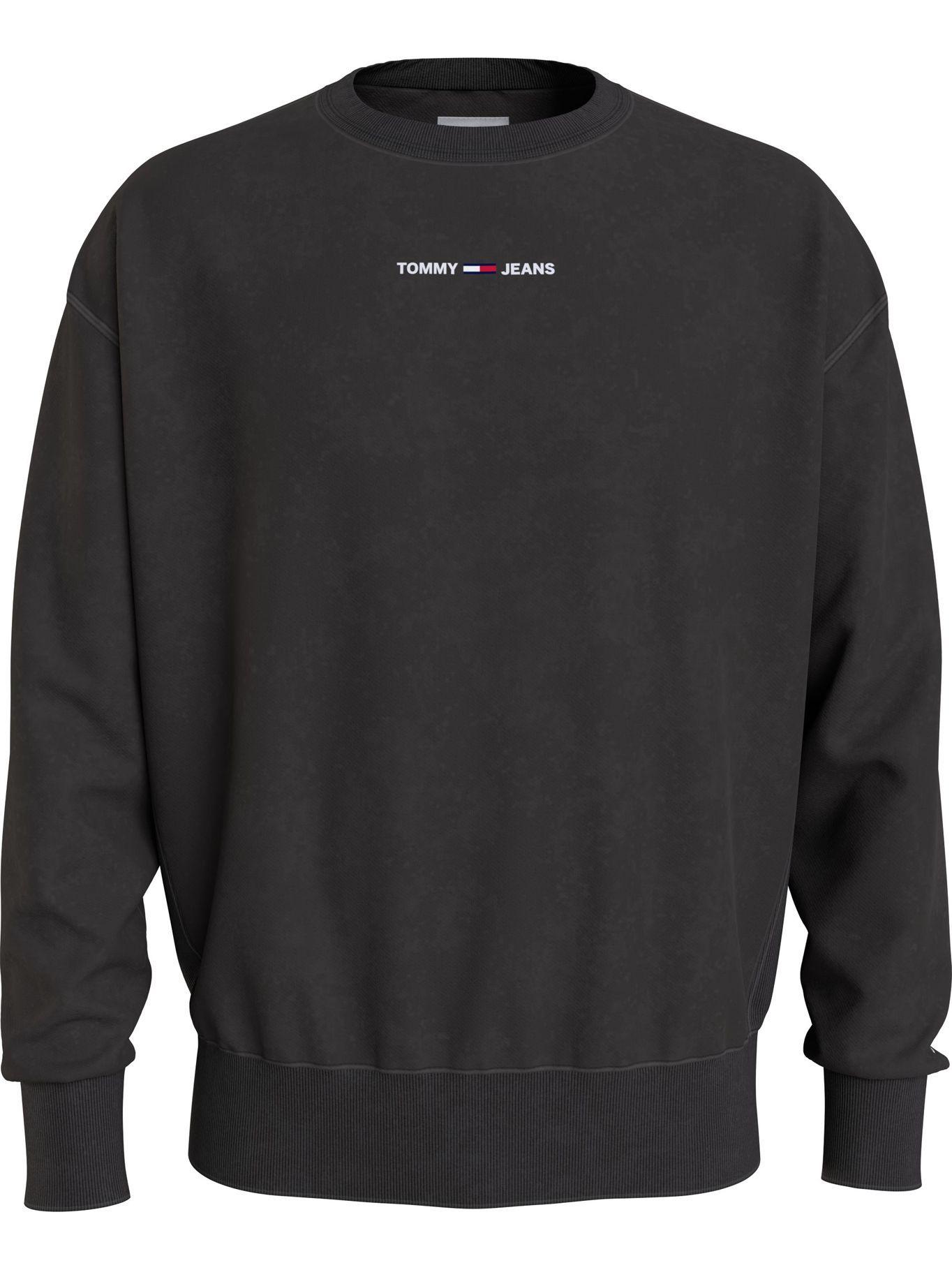 Polerón C-Neck Tiny Logo Negro Tommy Hilfiger-0